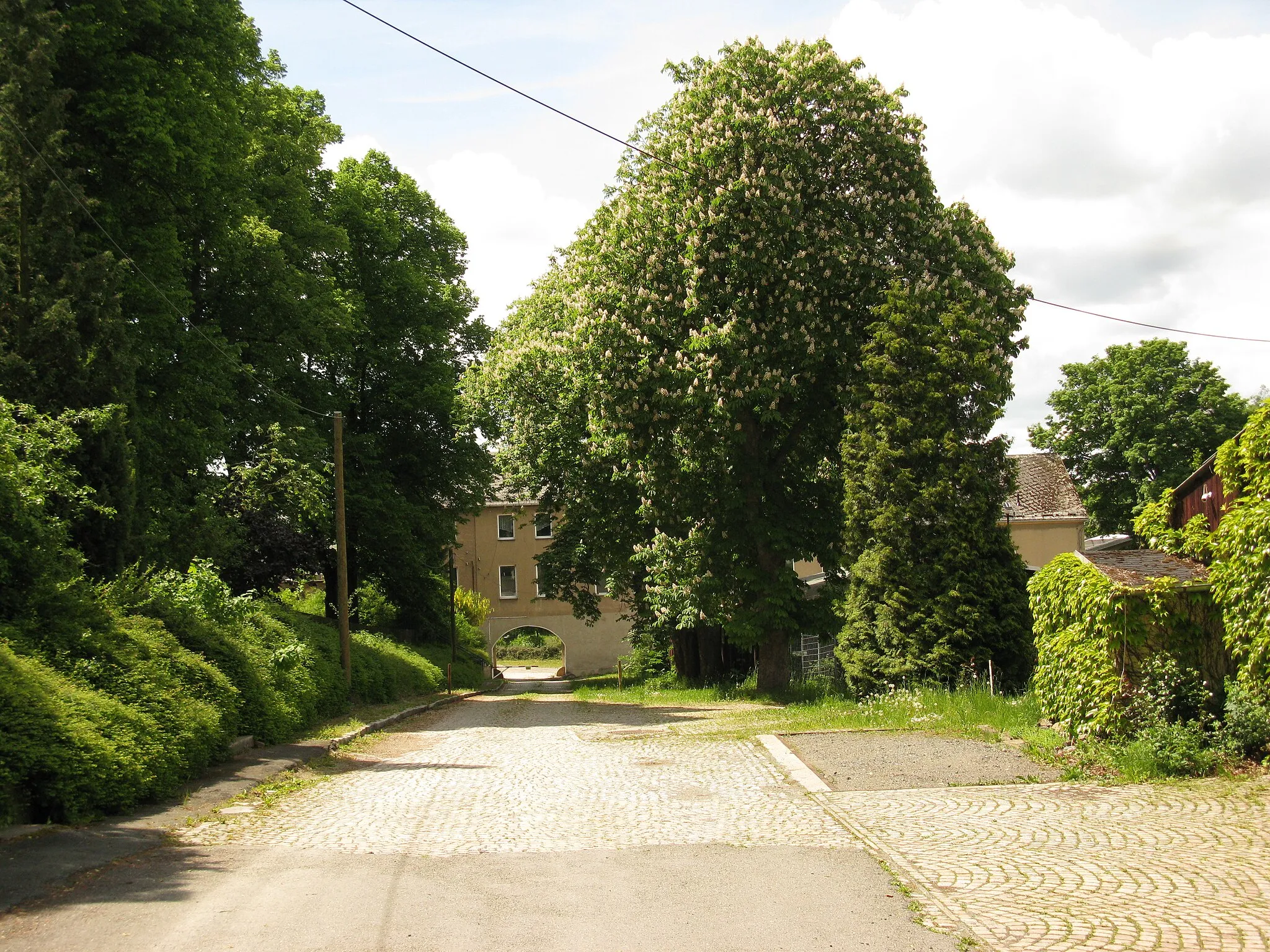 Photo showing: Rosenbach/Vogtl., Ortsteil Syrau: Denkmalgeschütztes Haus an der Hauptstraße 5 (Sächsische Denkmal-ID:09232000)