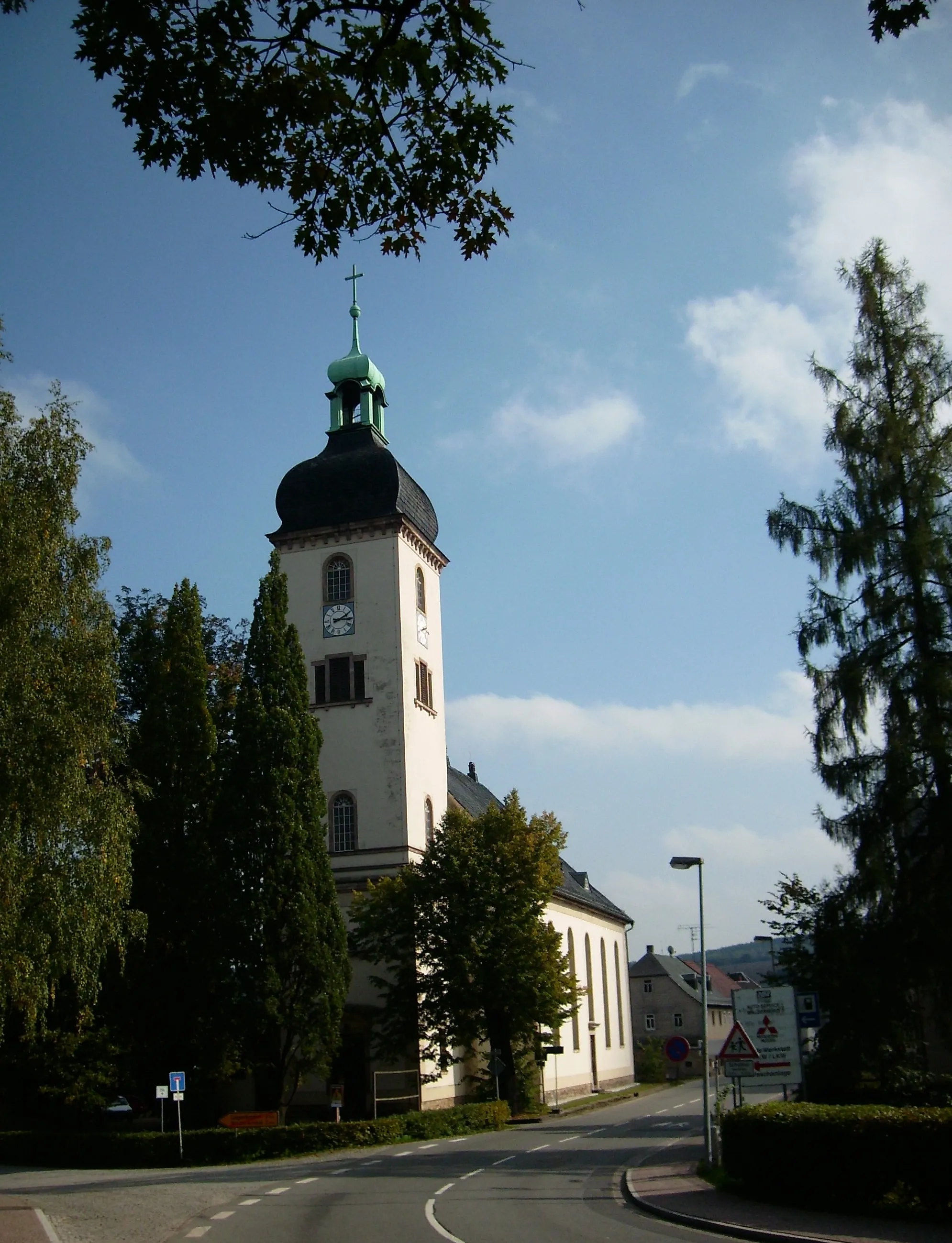 Photo showing: Luther Church in Altstadt Waldenburg (Waldenburg, Zwickau district, Saxony)