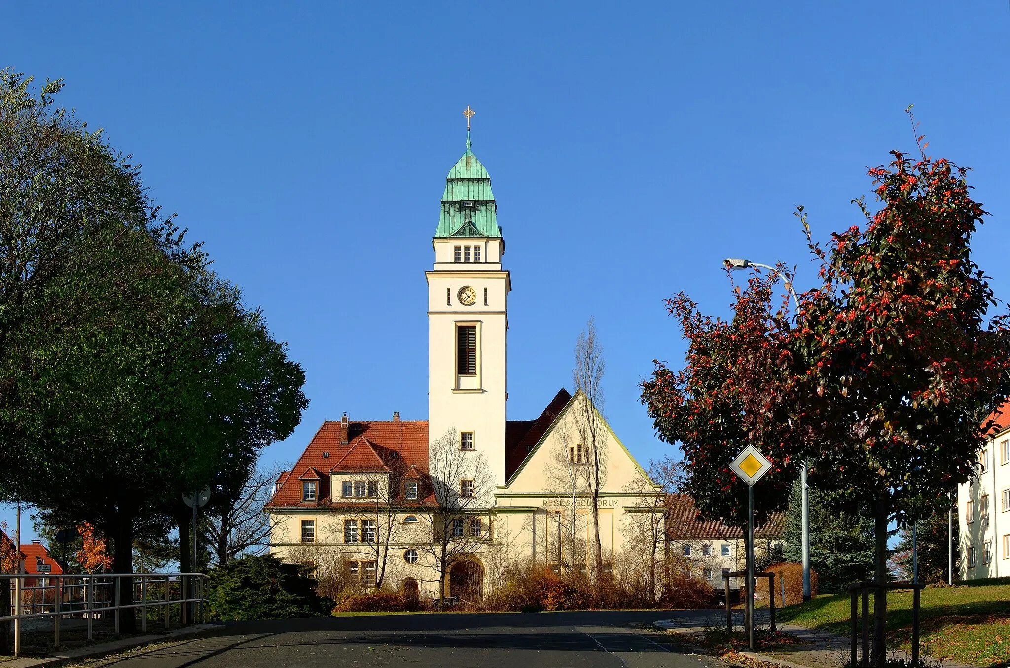Photo showing: Catholic Church of St. Boniface in the Town of Werdau