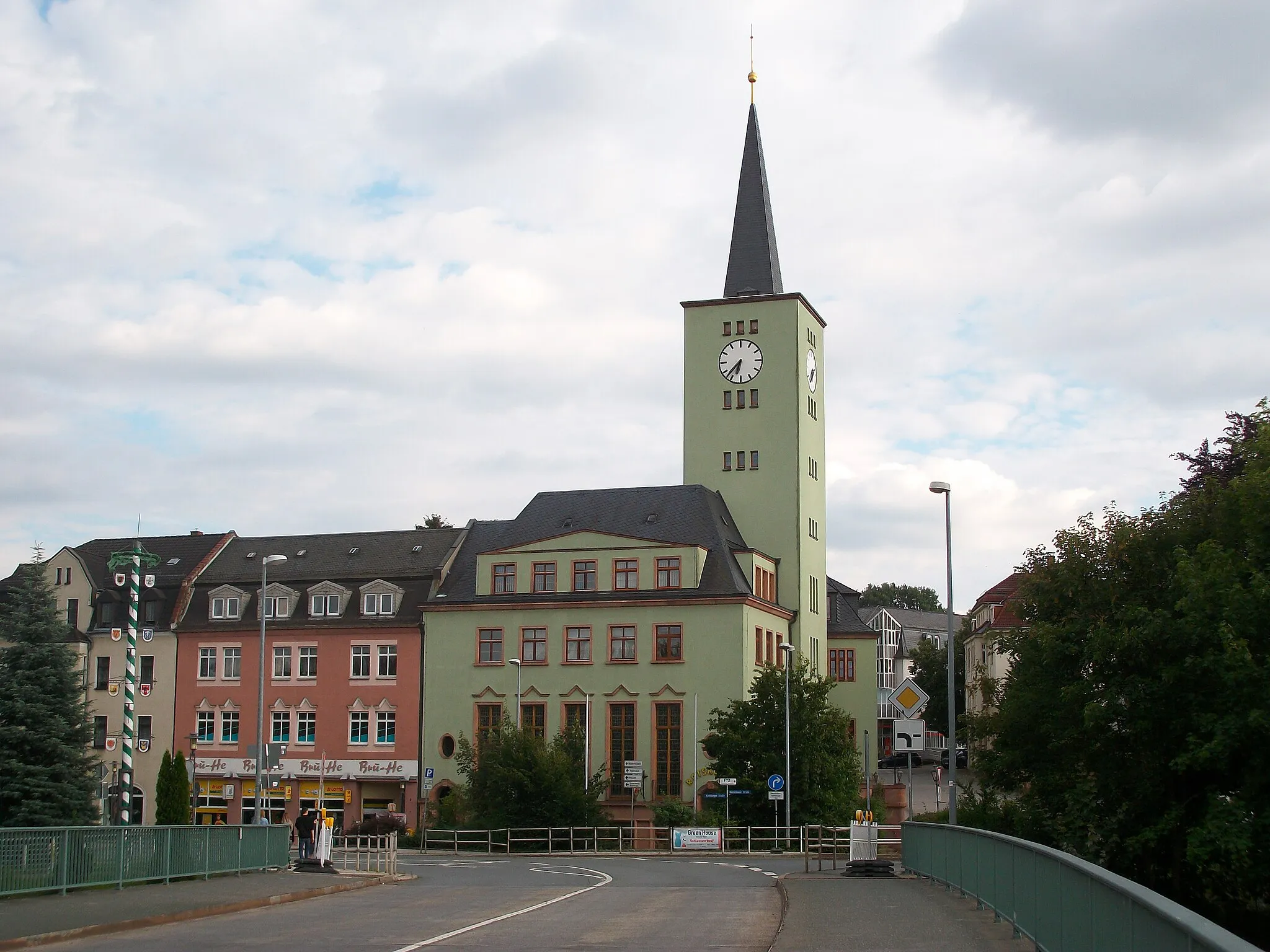 Photo showing: Rathaus Wilkau-Haßlau