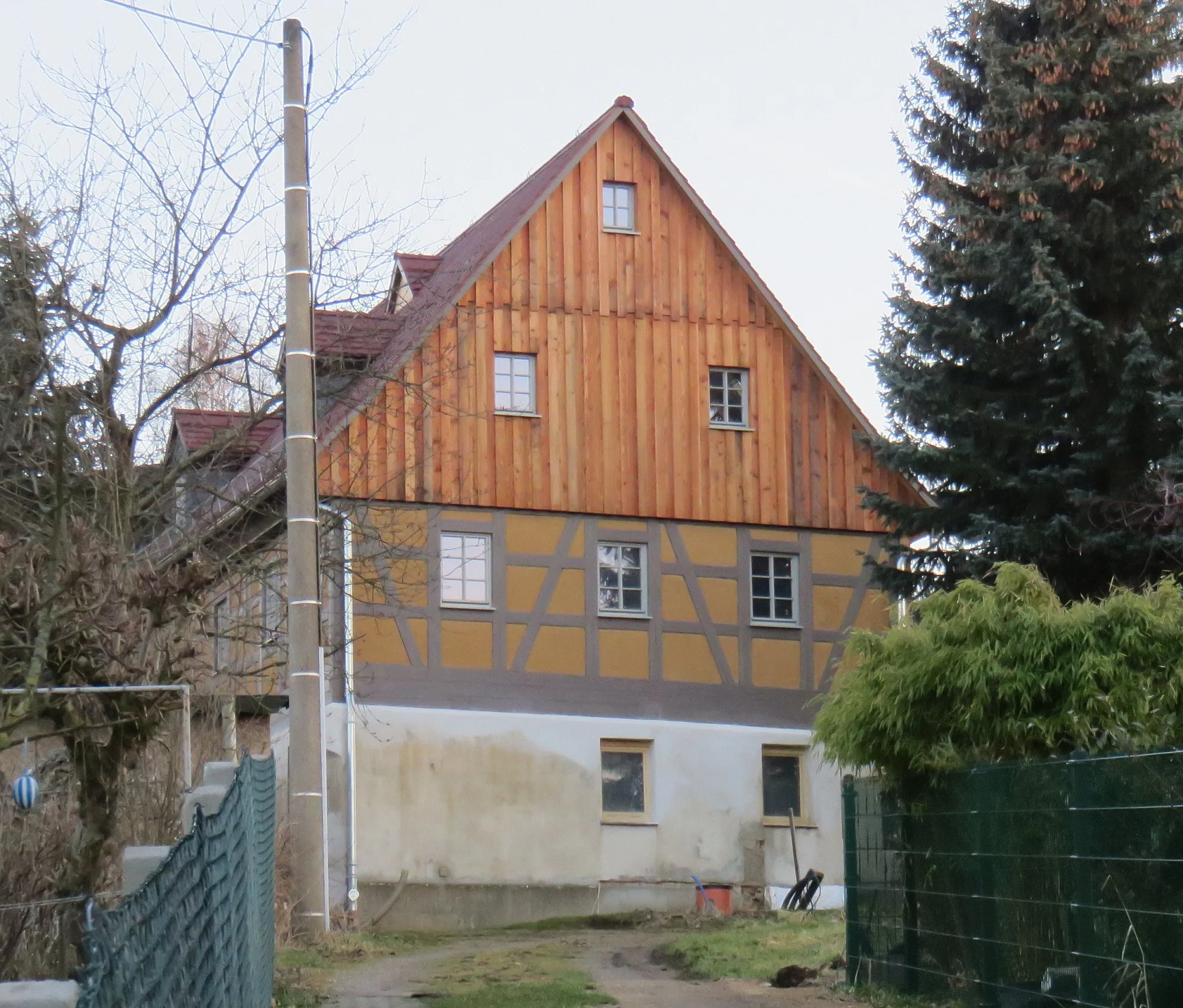 Photo showing: Wohnhaus, Obere Hauptstraße 101.
Kulturdenkmal Chemnitz-Wittgensdorf.