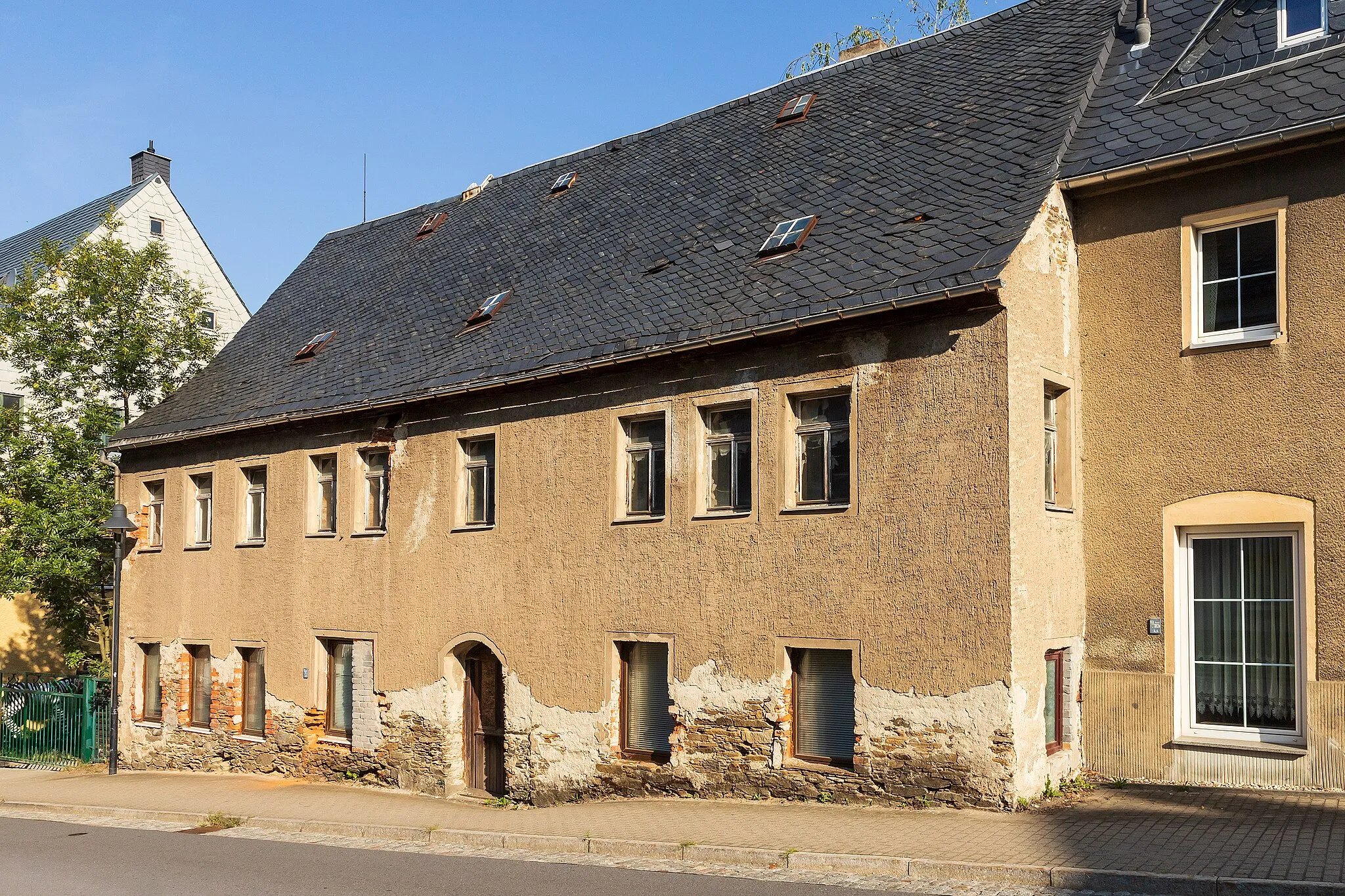 Photo showing: Wolkenstein (Ore Mountains), Freiberger Strasse 25, cultural heritage monument