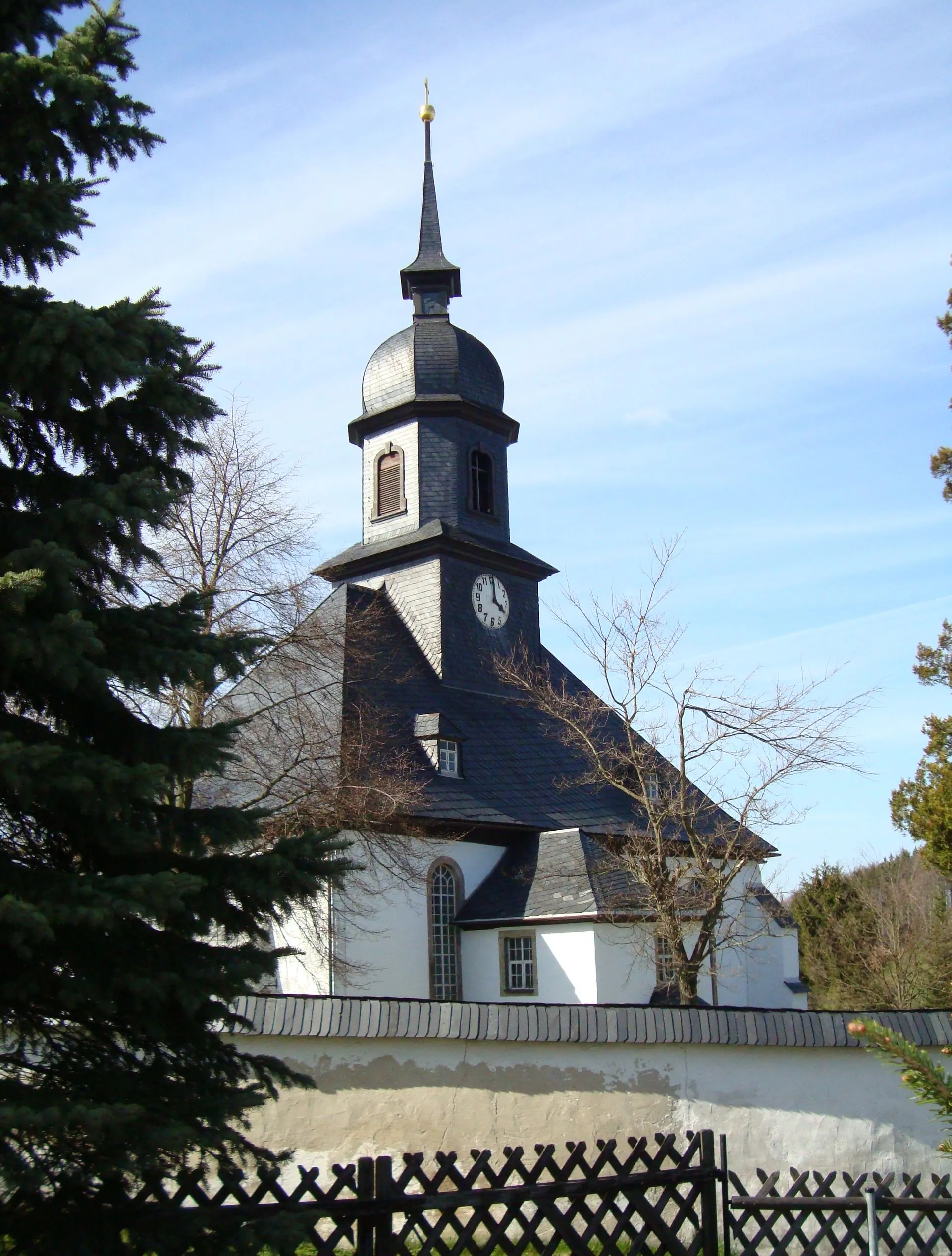 Photo showing: Kirche in Hormersdorf im Erzgebirge