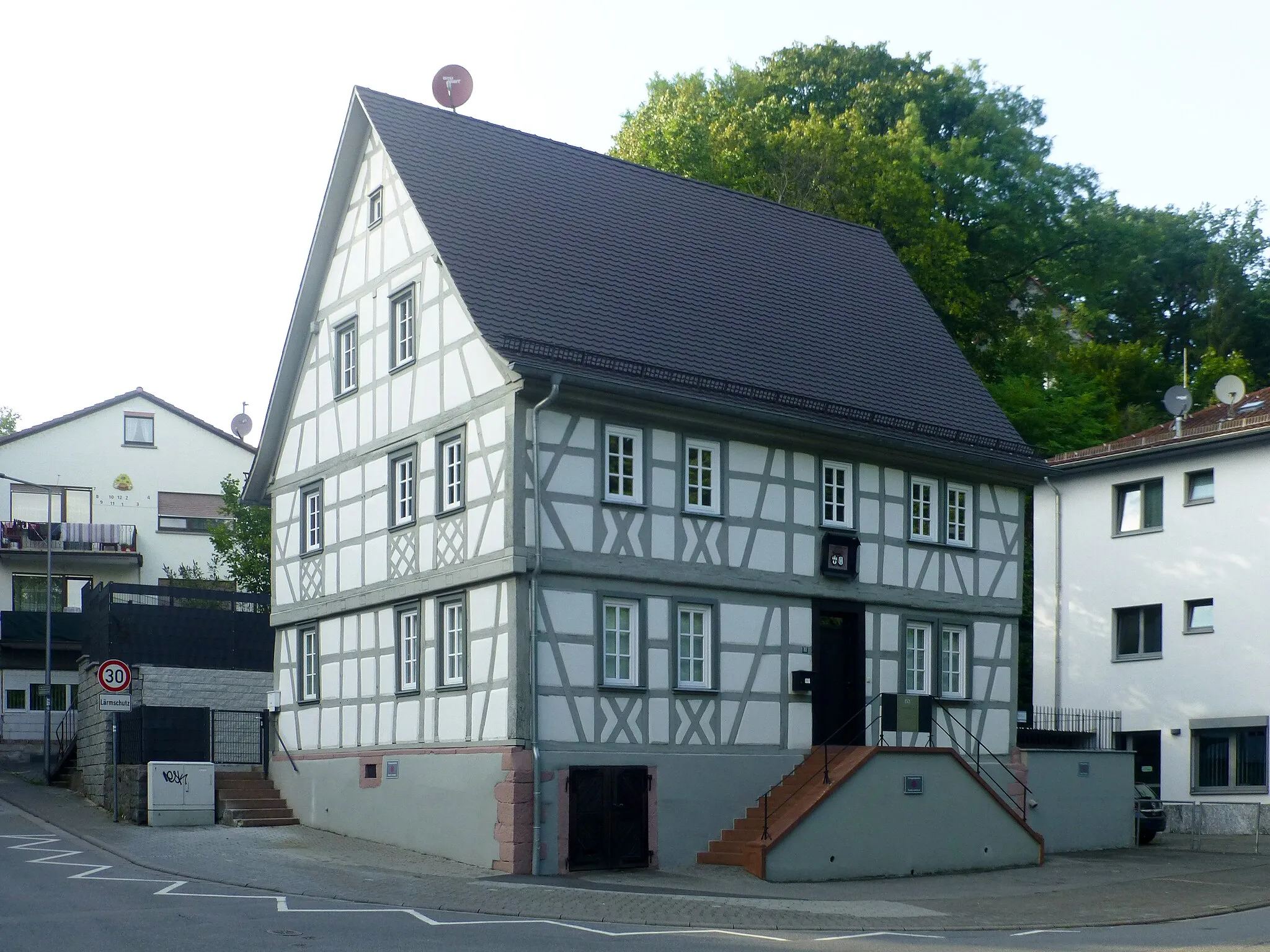 Photo showing: Jung´sches Haus an der Hauptstraße 88 in Birkenau