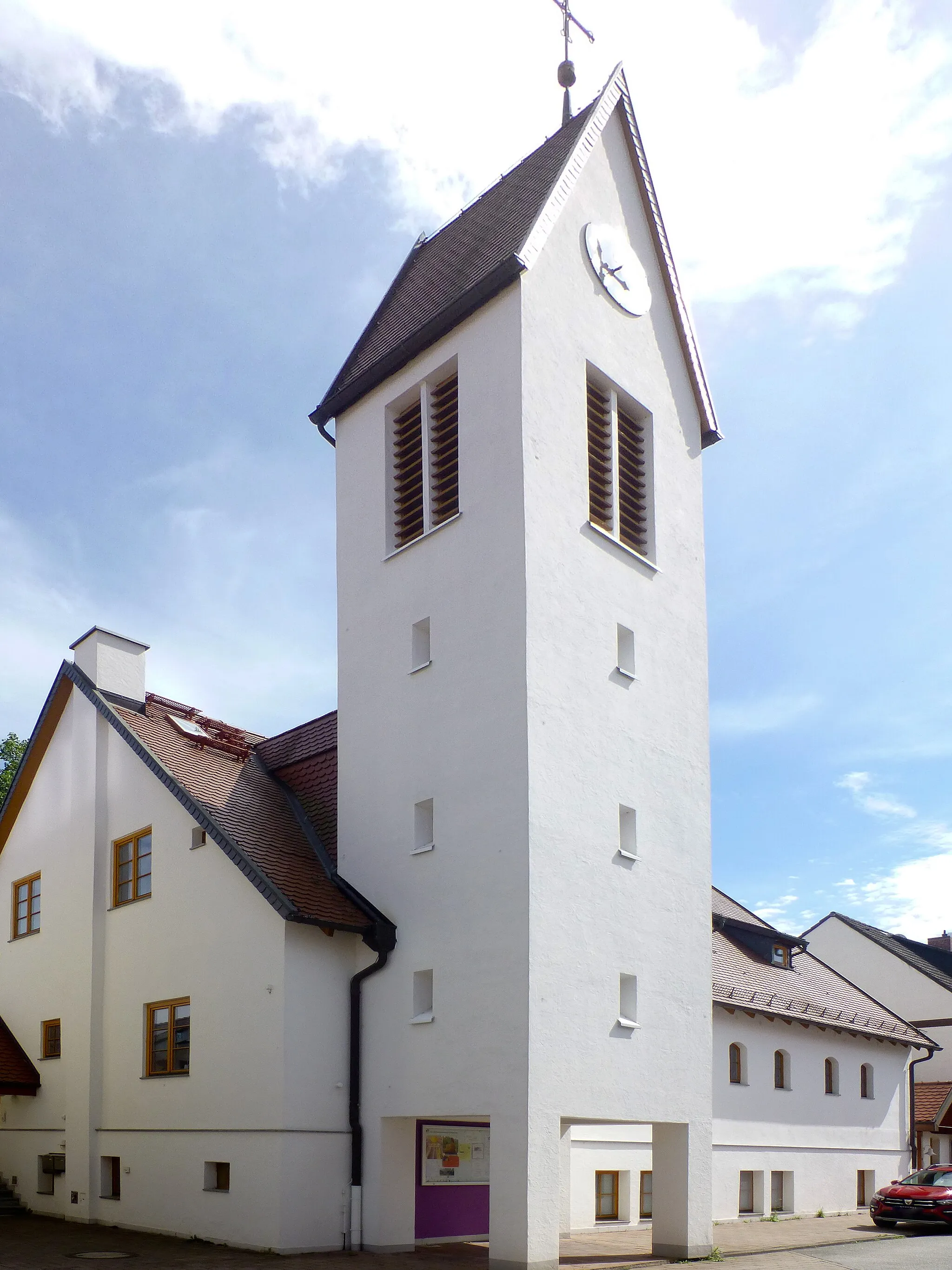 Photo showing: Evangelische Kirche in Einhausen