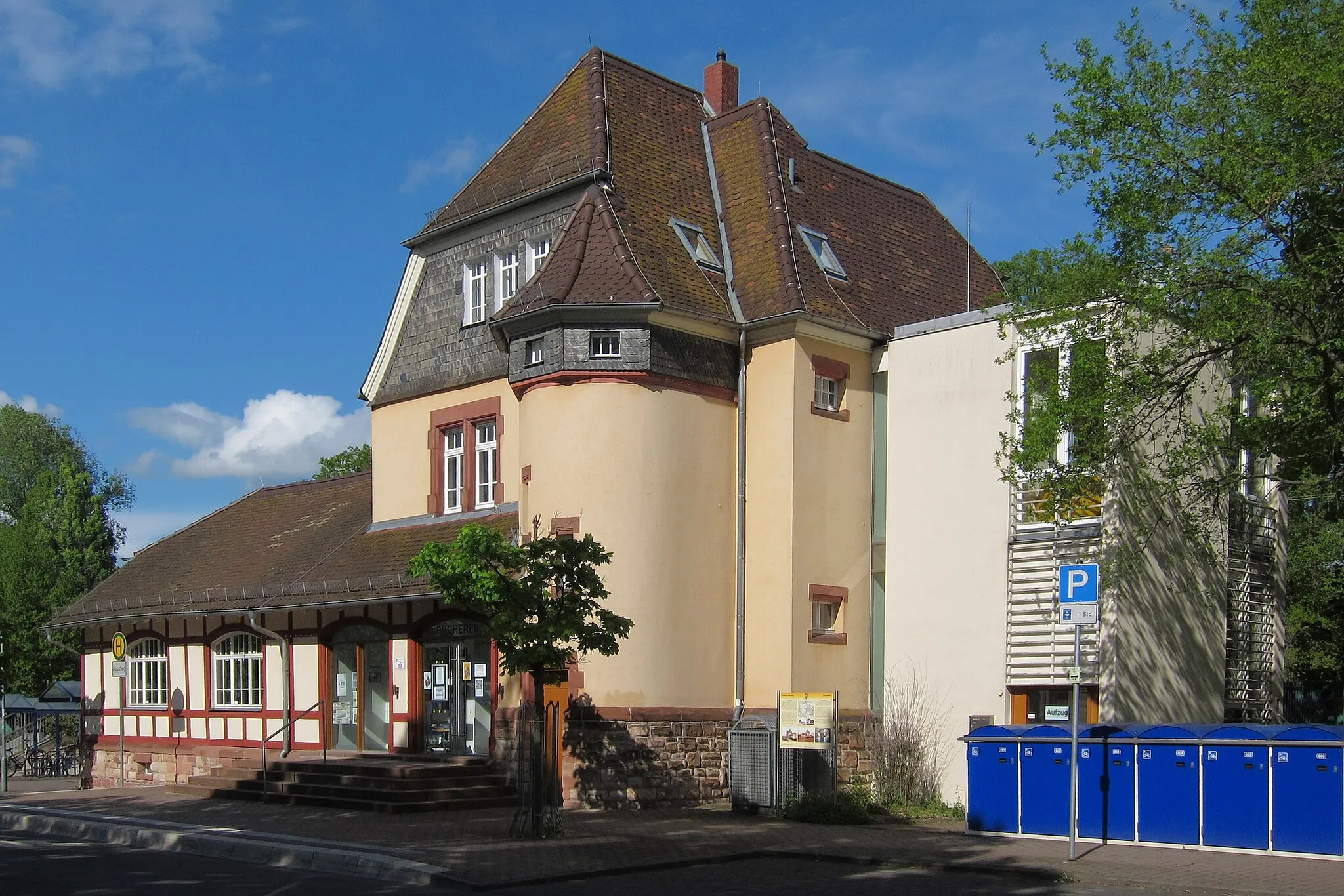 Photo showing: Bücherbahnhof Erzhausen