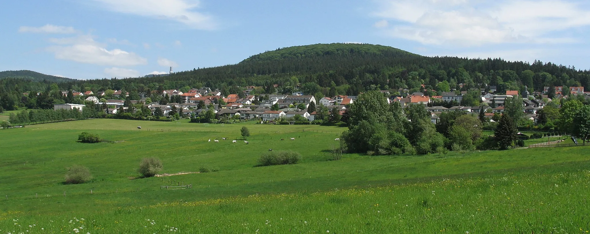 Photo showing: View of the village Glashütten, Taunus, Germany.