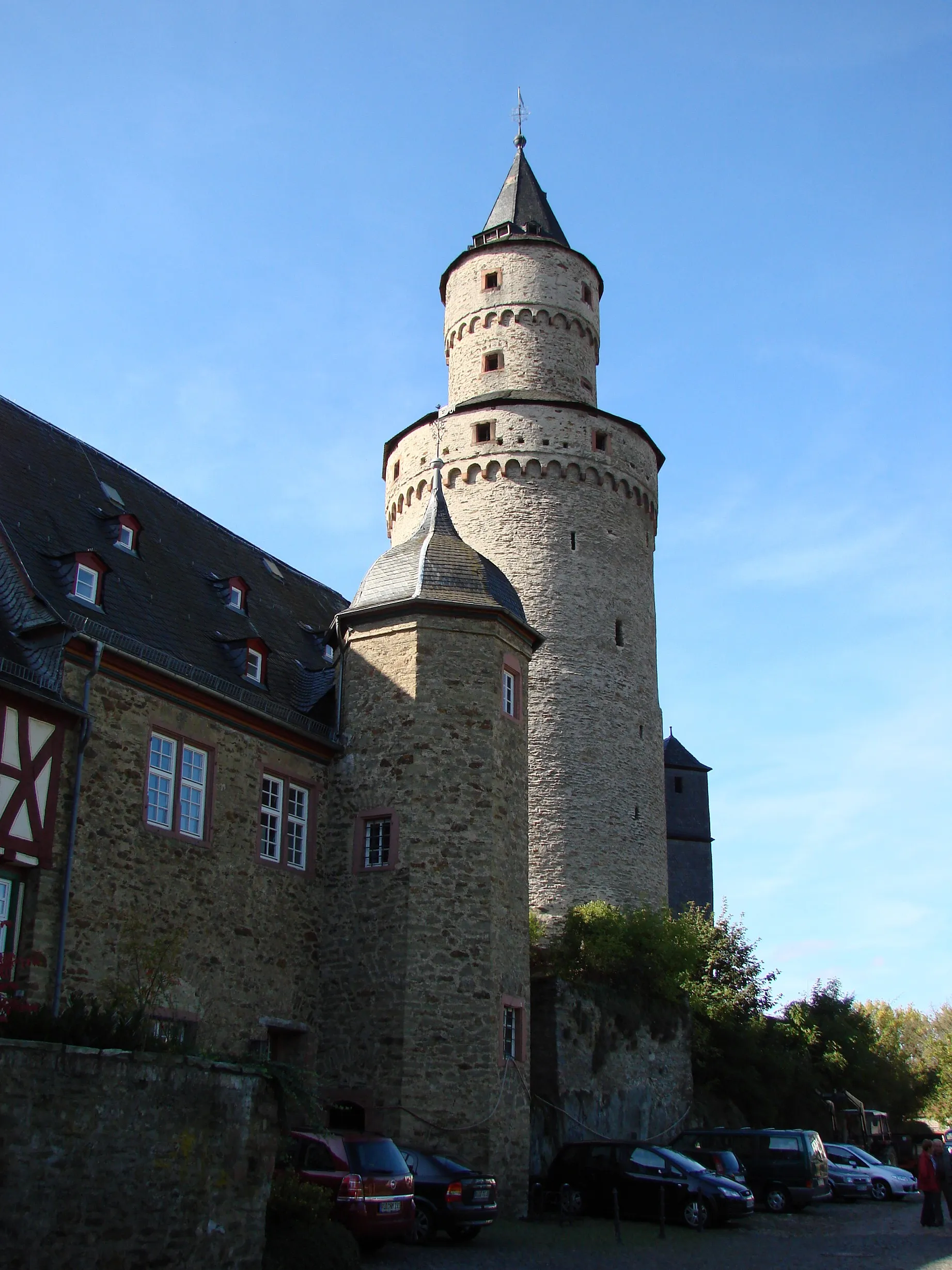 Photo showing: Idstein, Germany, medieval castle with Hexenturm (witch tower)