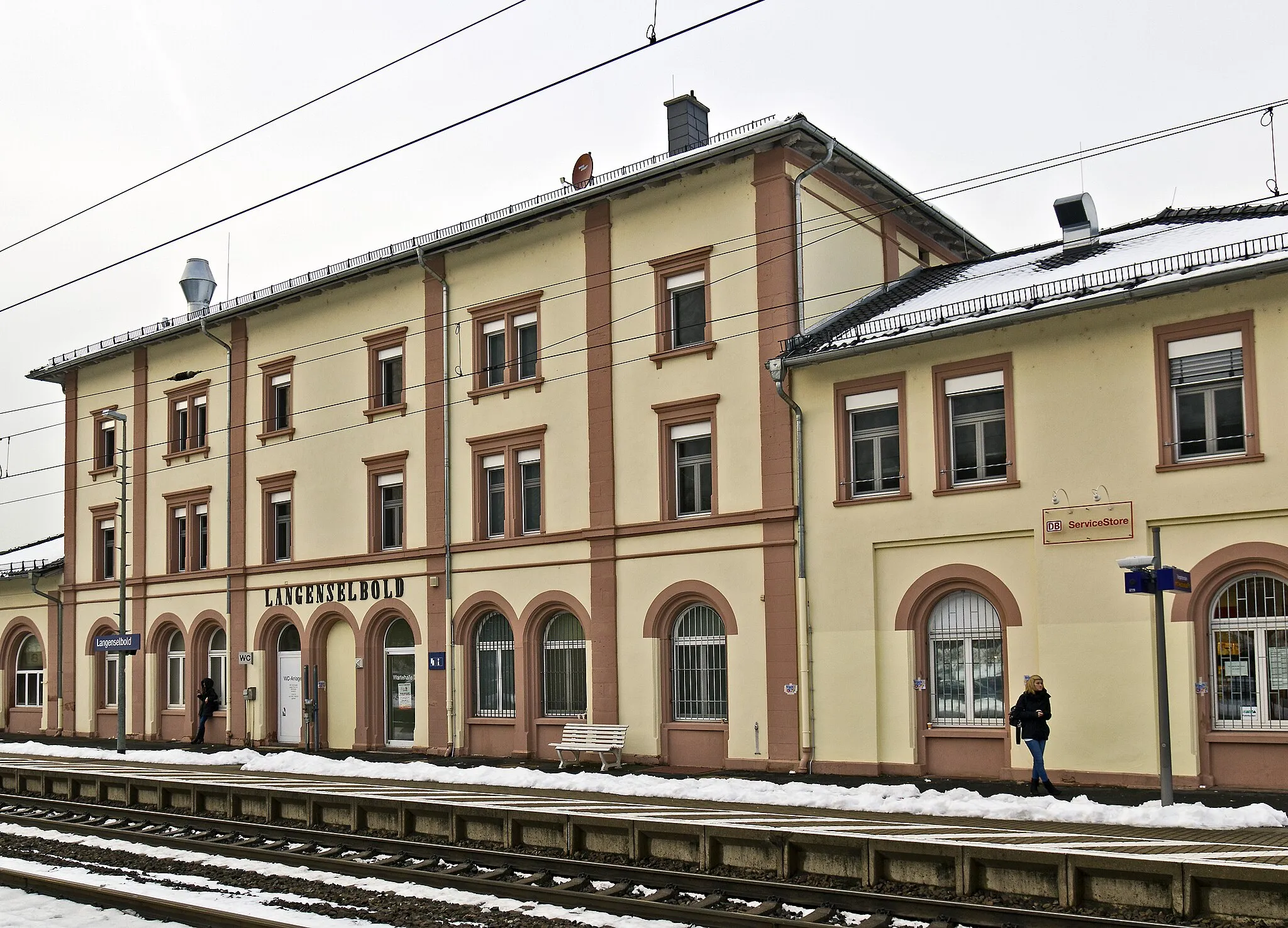 Photo showing: Langenselbold, Bahnhof