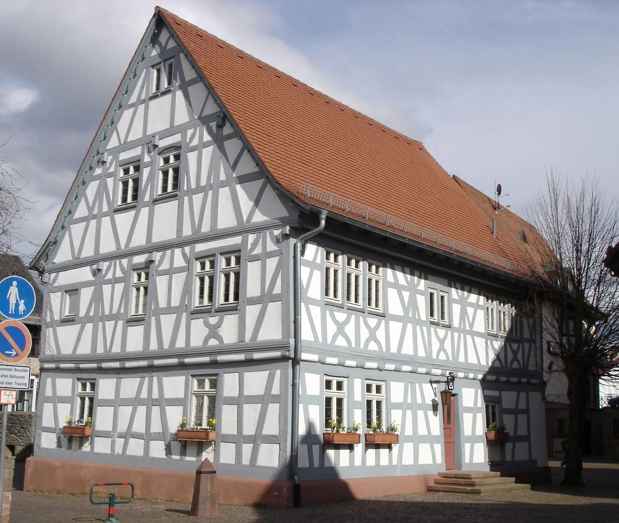 Photo showing: Old townhall in Mörlenbach/Germany