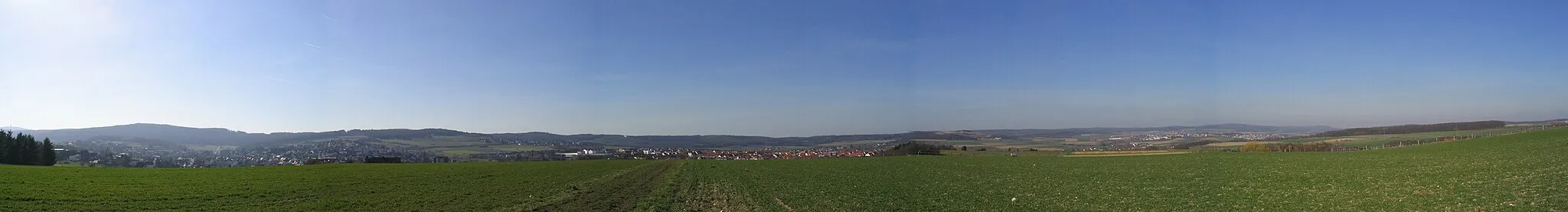 Photo showing: Panoramaaufnahme von Neu-Anspach