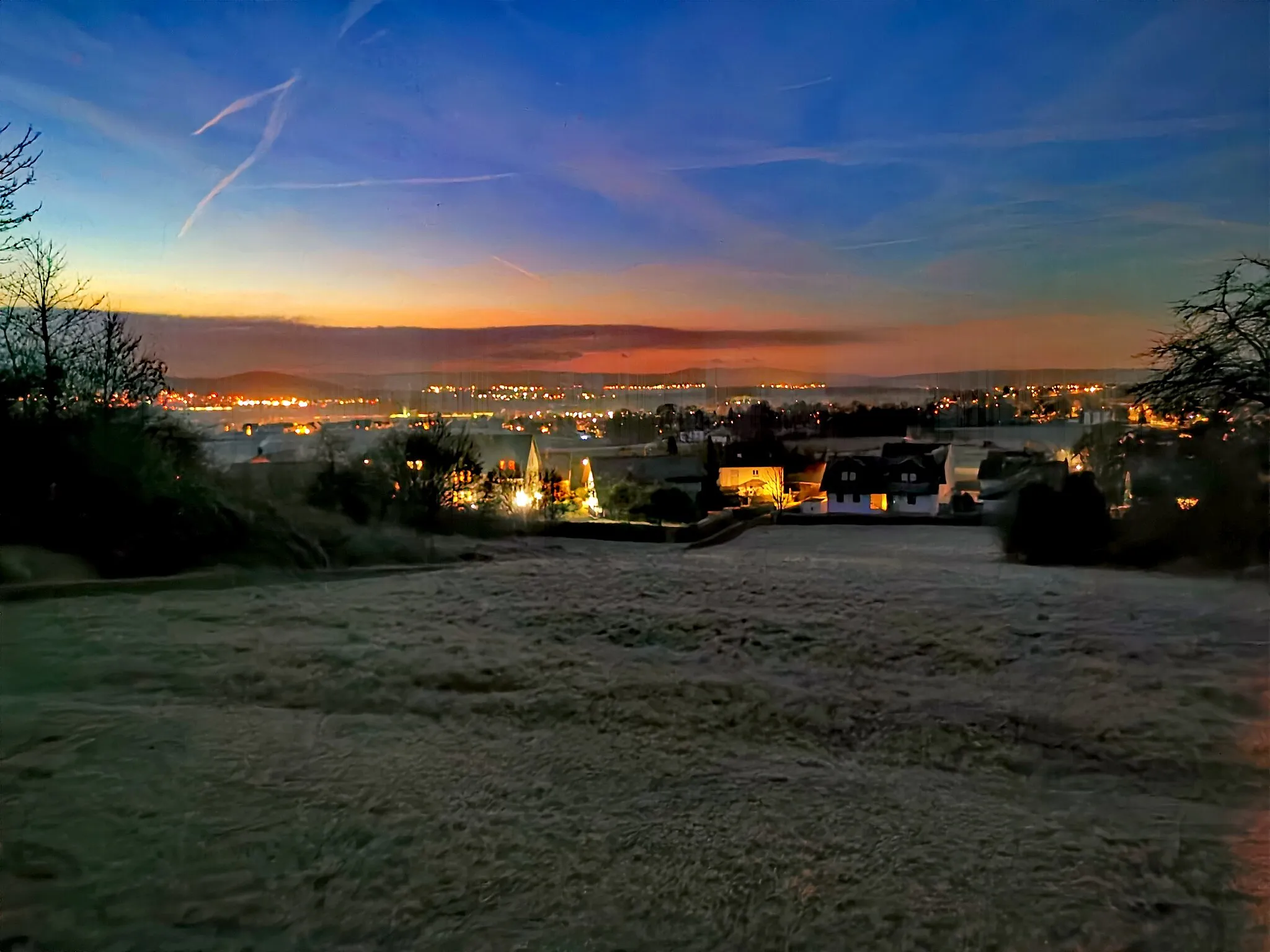 Photo showing: Sonnenaufgang bei Gründau