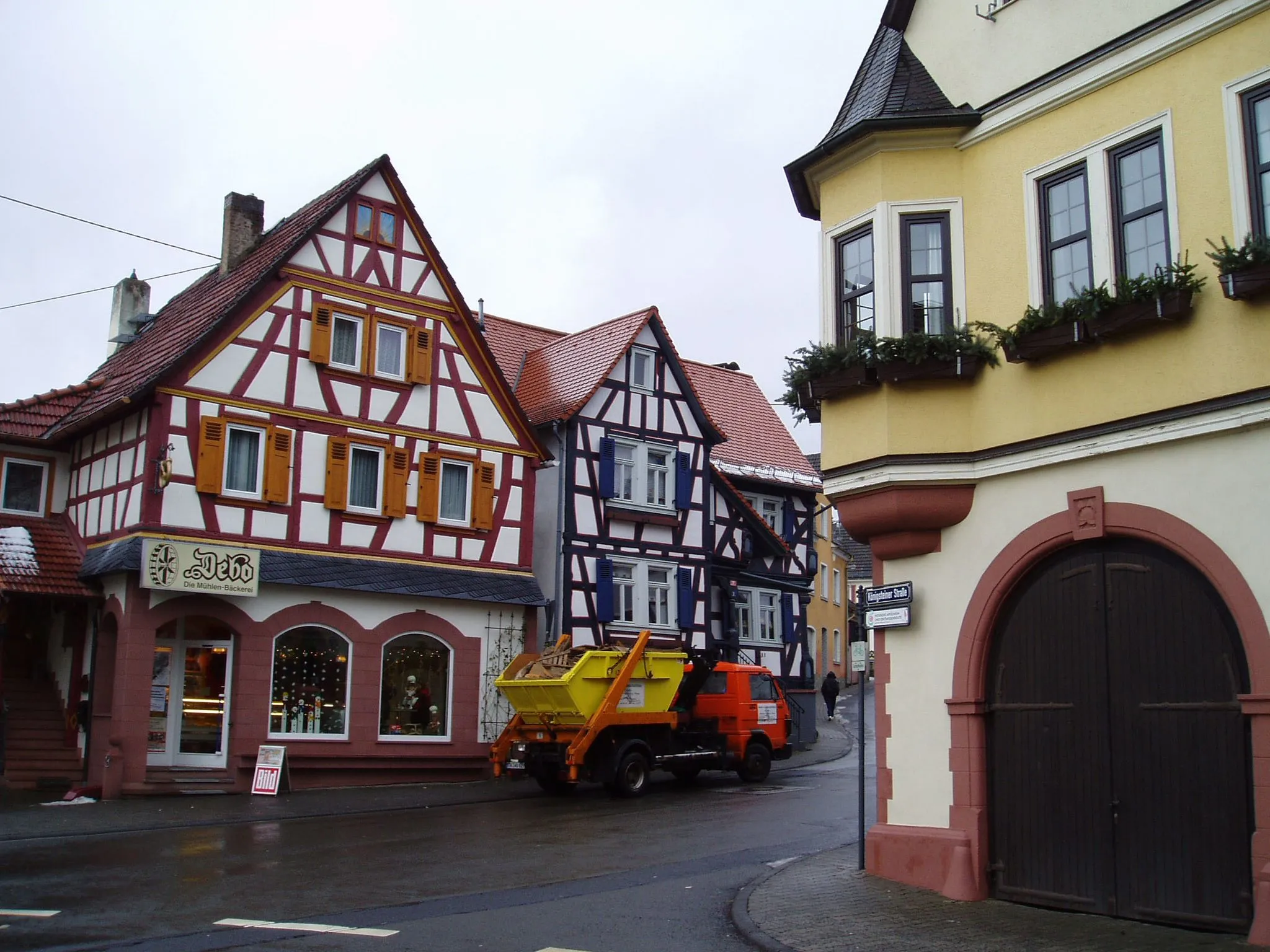 Photo showing: Fachwerkhäuser in Oberjosbach, Gemeinde Niedernhausen im Taunus.