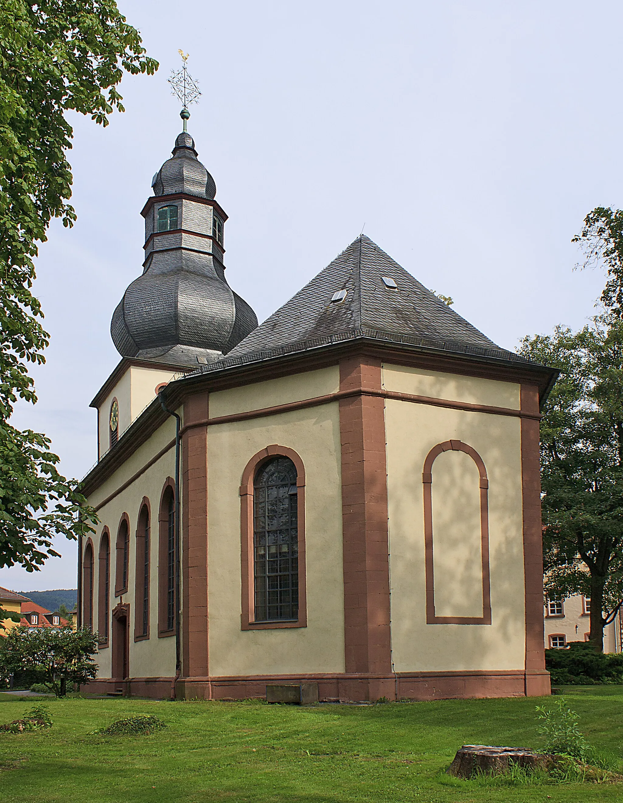 Photo showing: Rimbach (Odenwald), Evangelische Kirche