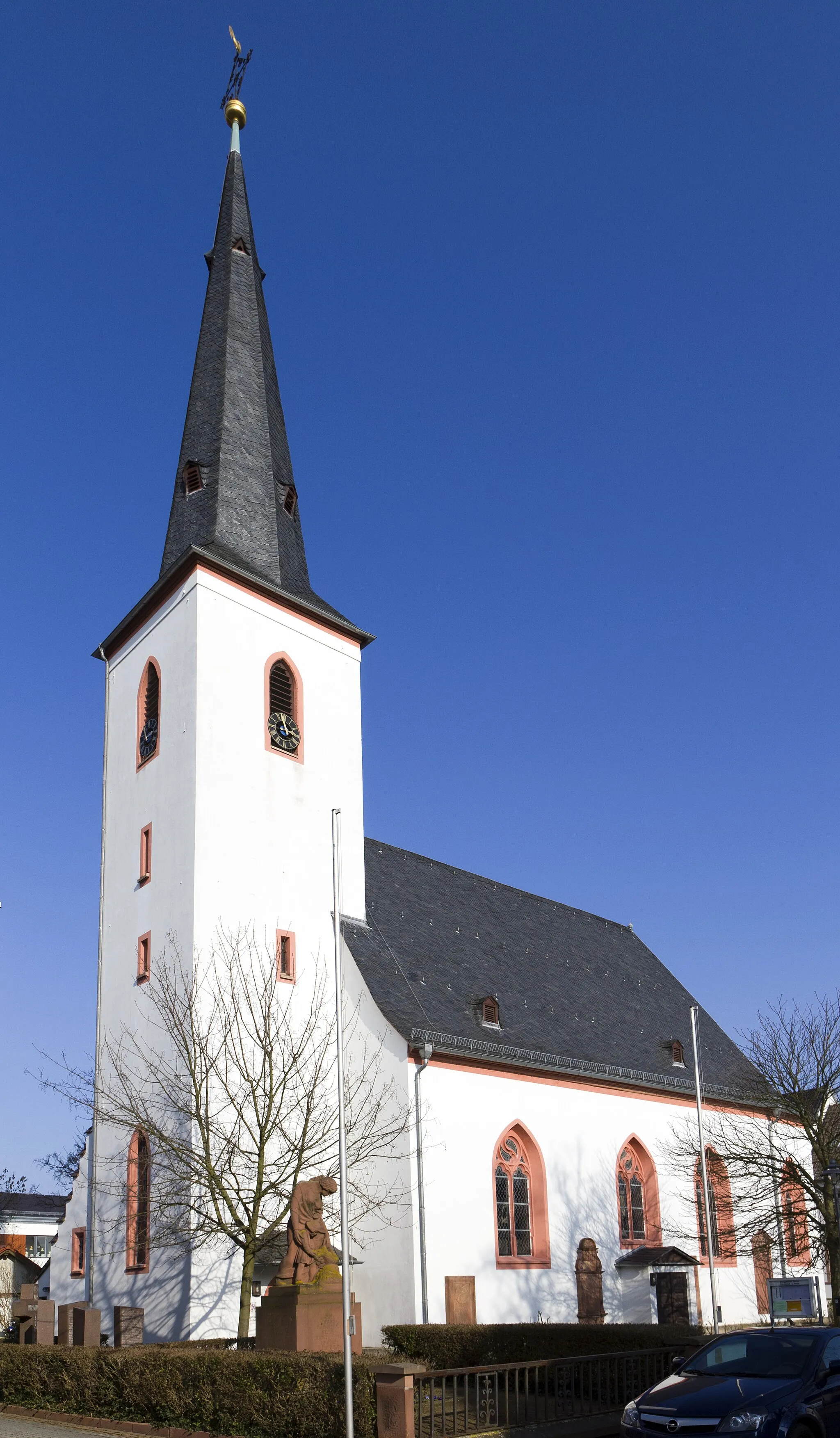 Photo showing: Stockstadt am Rhein, evangelische Kirche