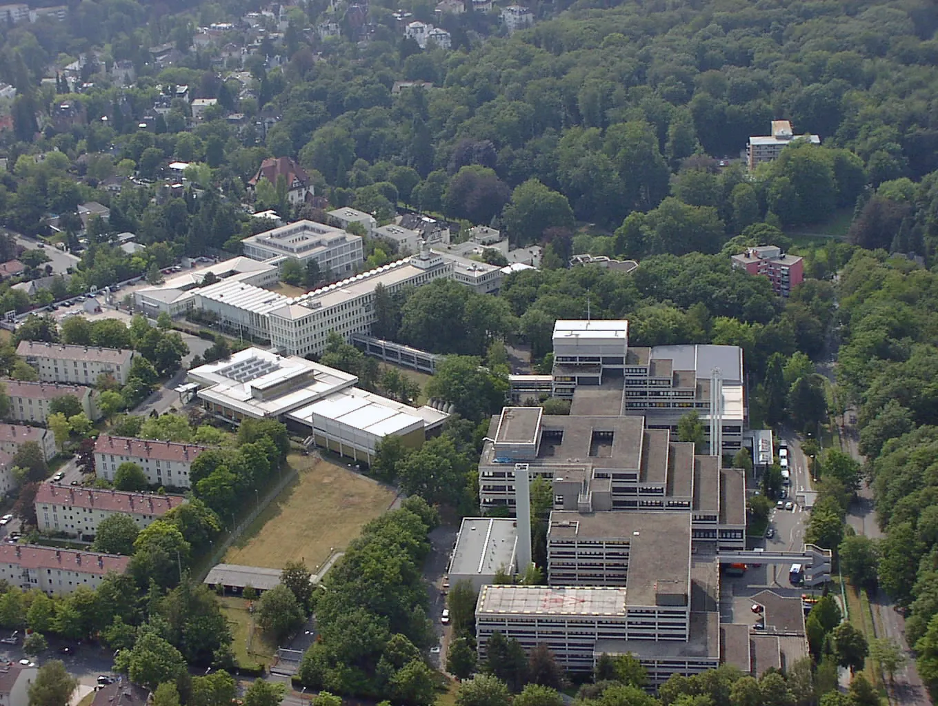 Photo showing: Aerial photograph of the Federal Criminal Police Office in Wiesbaden