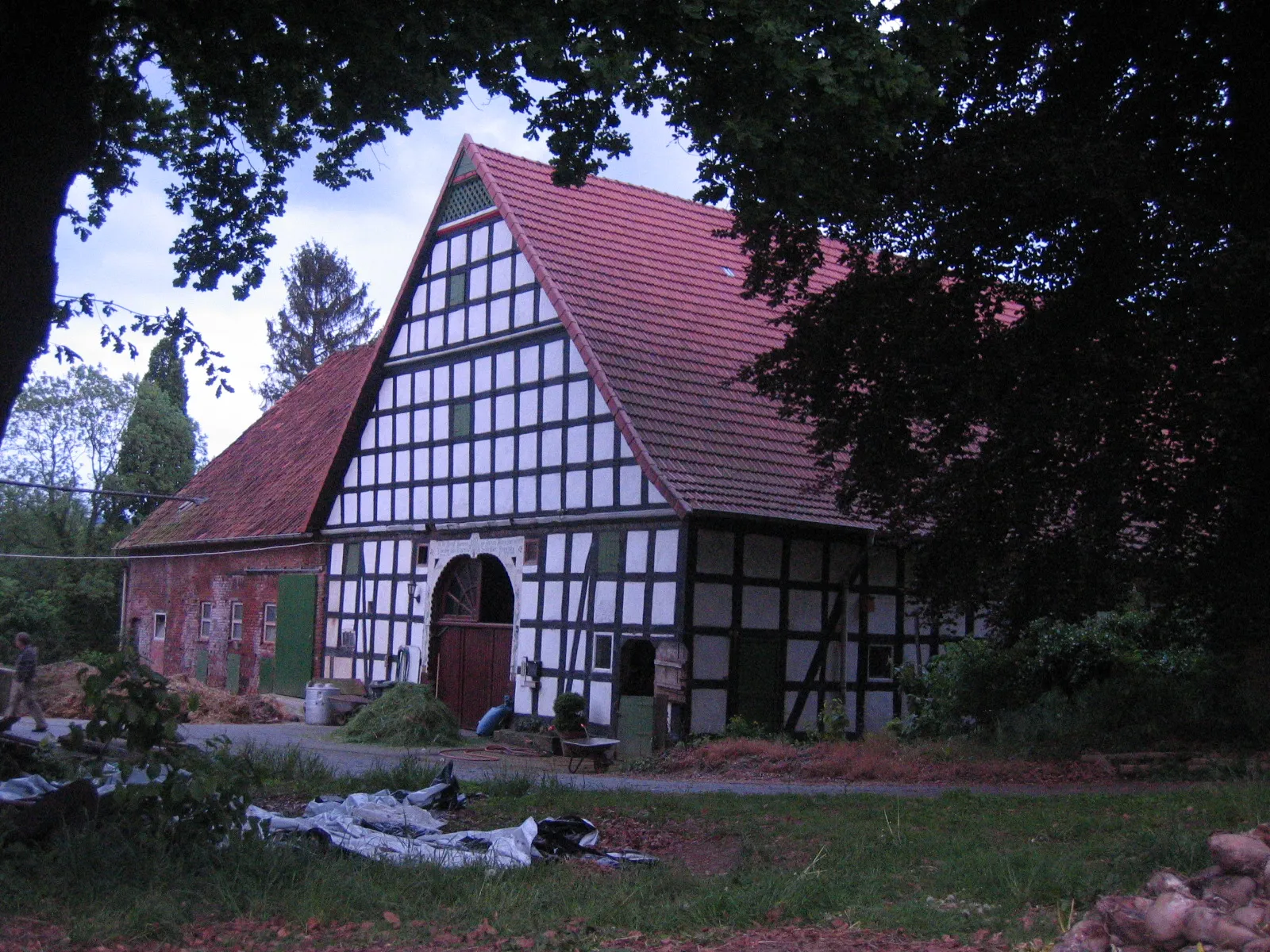 Photo showing: Timber framed house in Preußisch Oldendorf, District of Minden-Lübbecke, North Rhine-Westphalia, Germany.