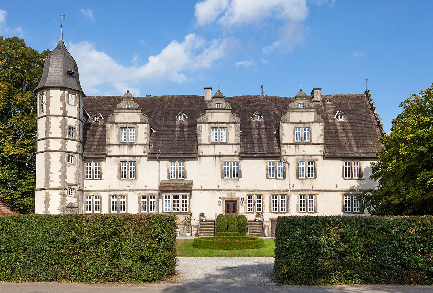 Photo showing: Water Castle Wendlinghausen in Lippe near Lemgo, Germany from 1613