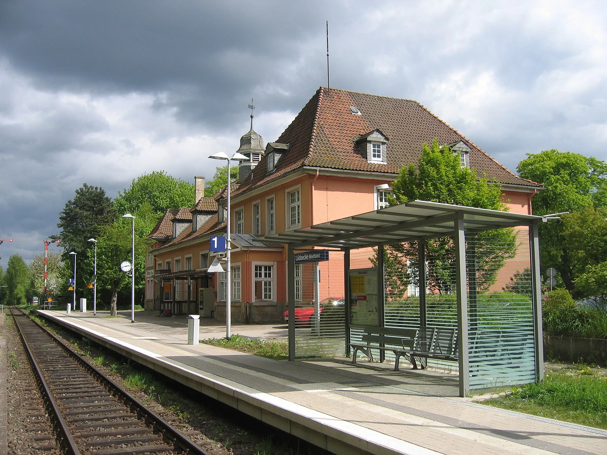 Photo showing: Bahnhof Lübbecke