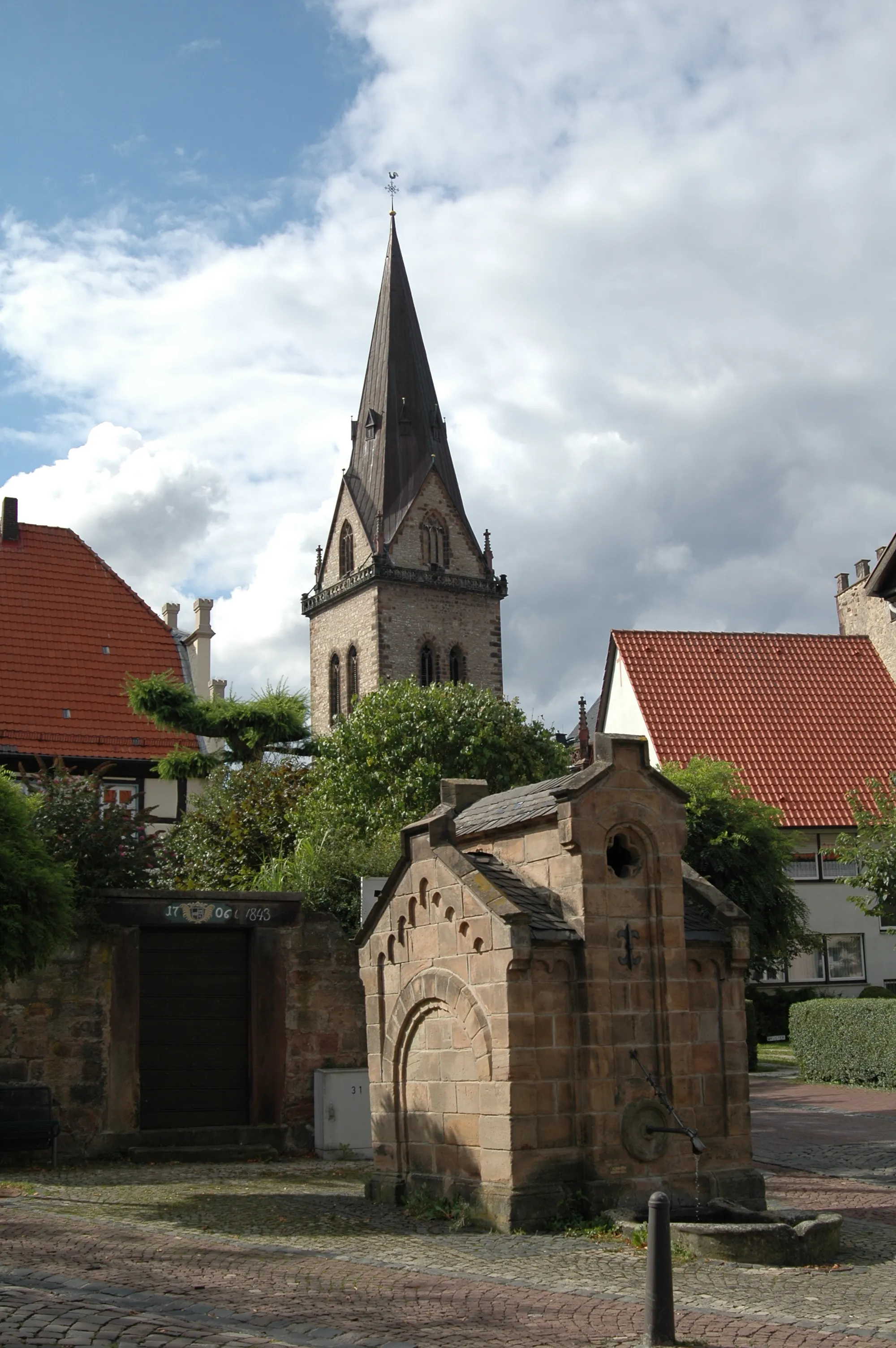 Photo showing: Warburg, Blick auf die Kirche