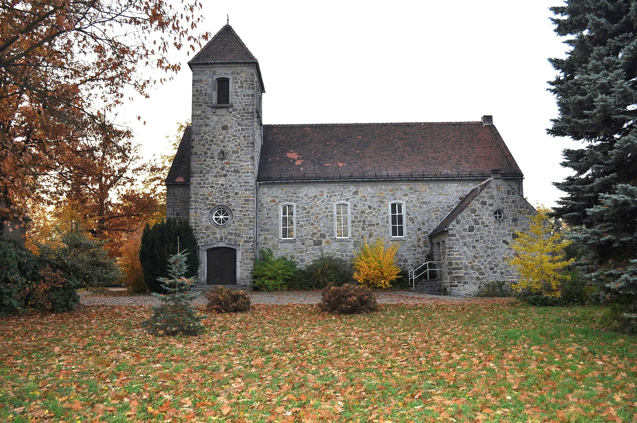 Photo showing: Römisch-Katholische Kirche Maria Frieden in Demitz-Thumitz, Landkreis Bautzen