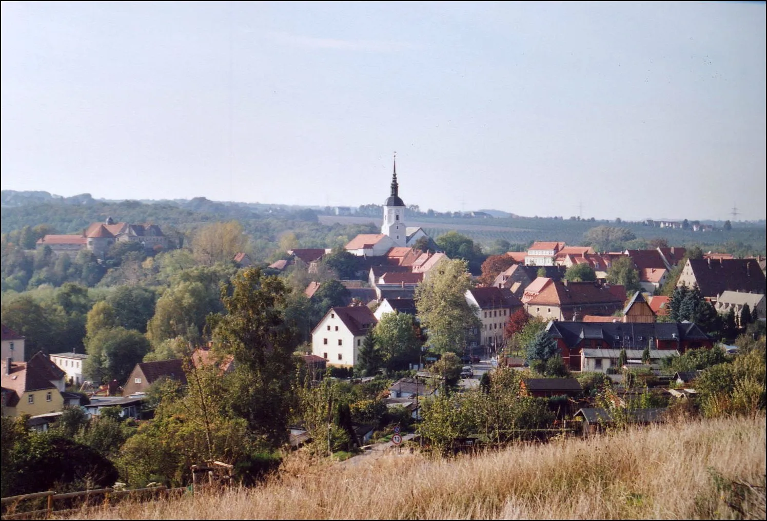 Photo showing: Dohna: view on castle and town.