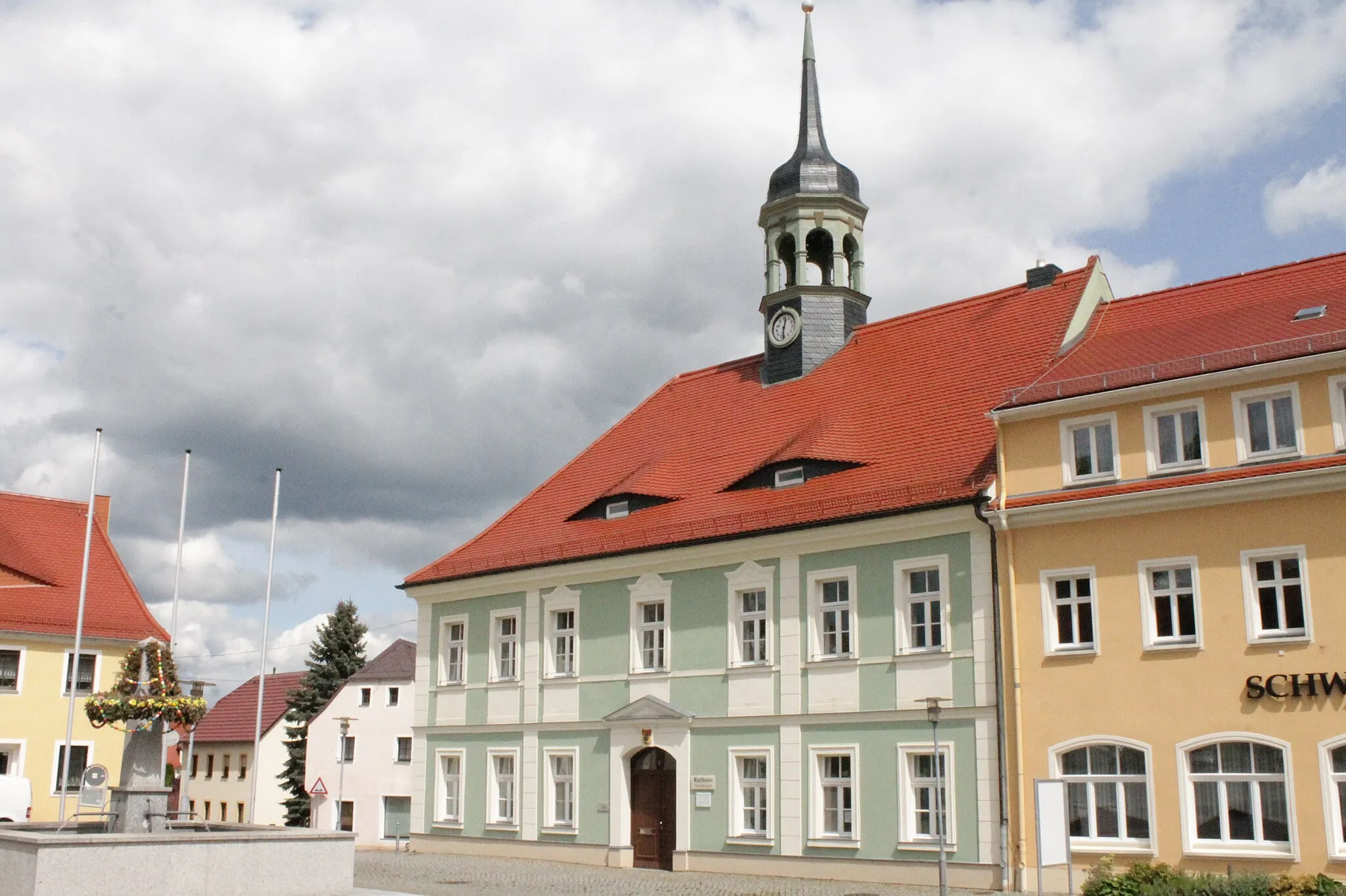 Photo showing: Elstra town hall, Saxony