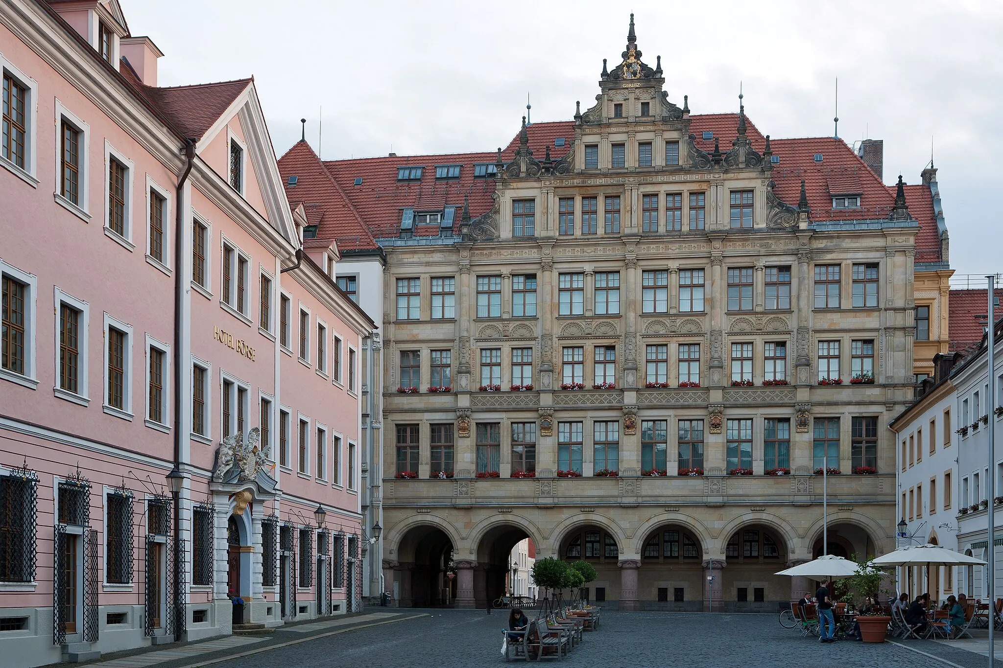 Photo showing: Görlitz: Neues Rathaus (New City Hall) as seen from the east
