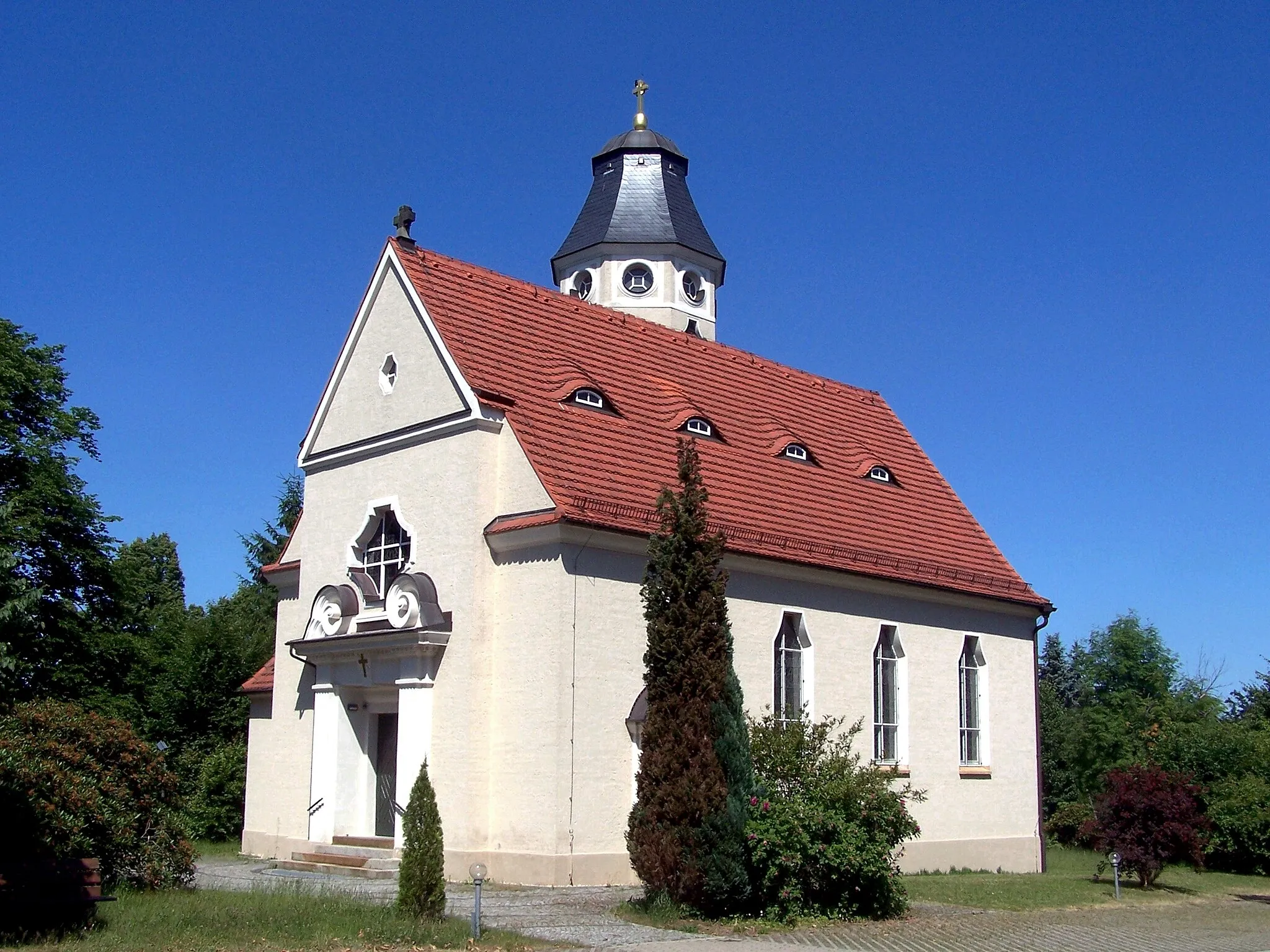 Photo showing: Katholische Pfarrkirche Kreuz Erhöhung in de:Königsbrück