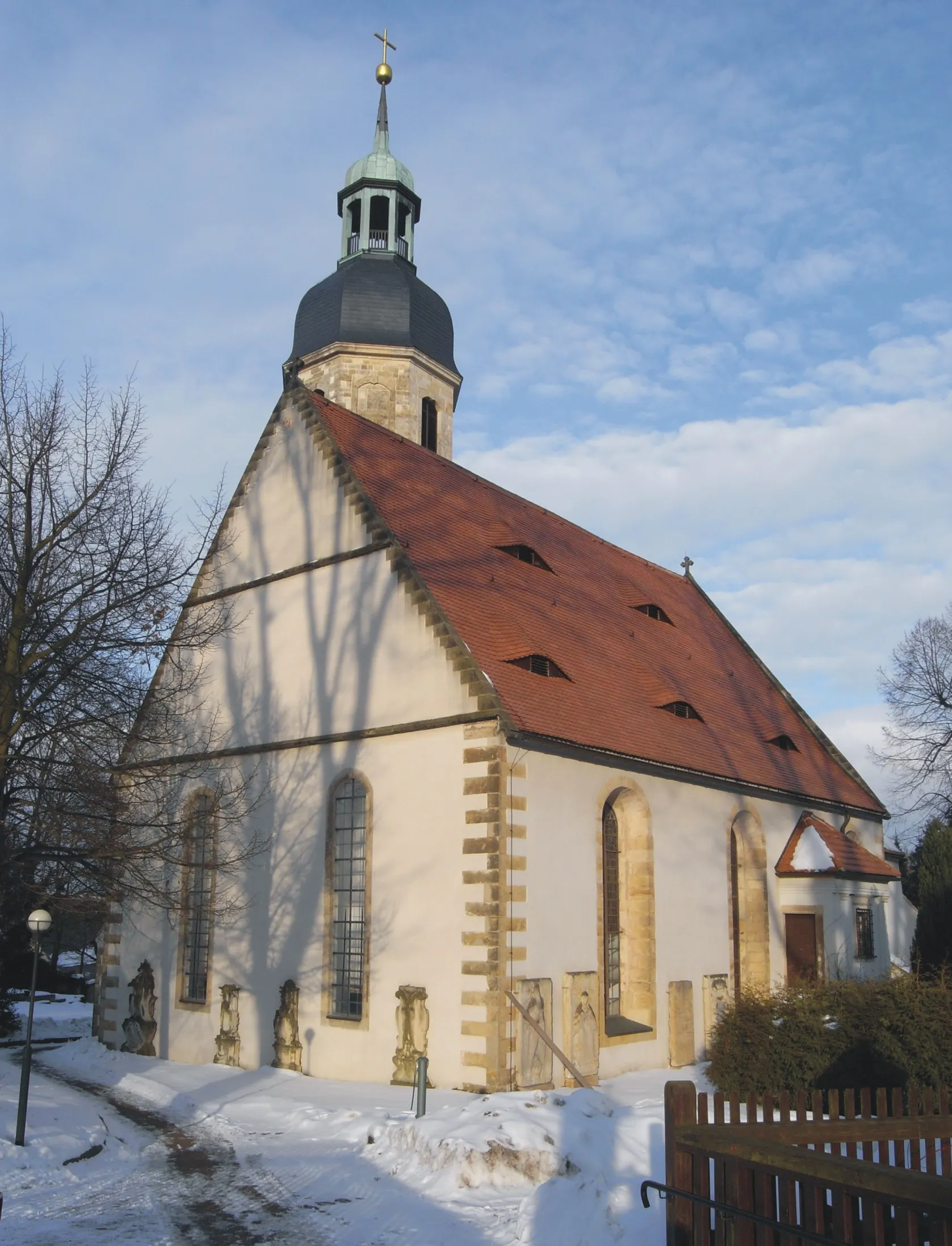 Photo showing: Kreischa, Evangelische Pfarrkirche, 16. Jahrhundert (Deutschland, Sachsen)