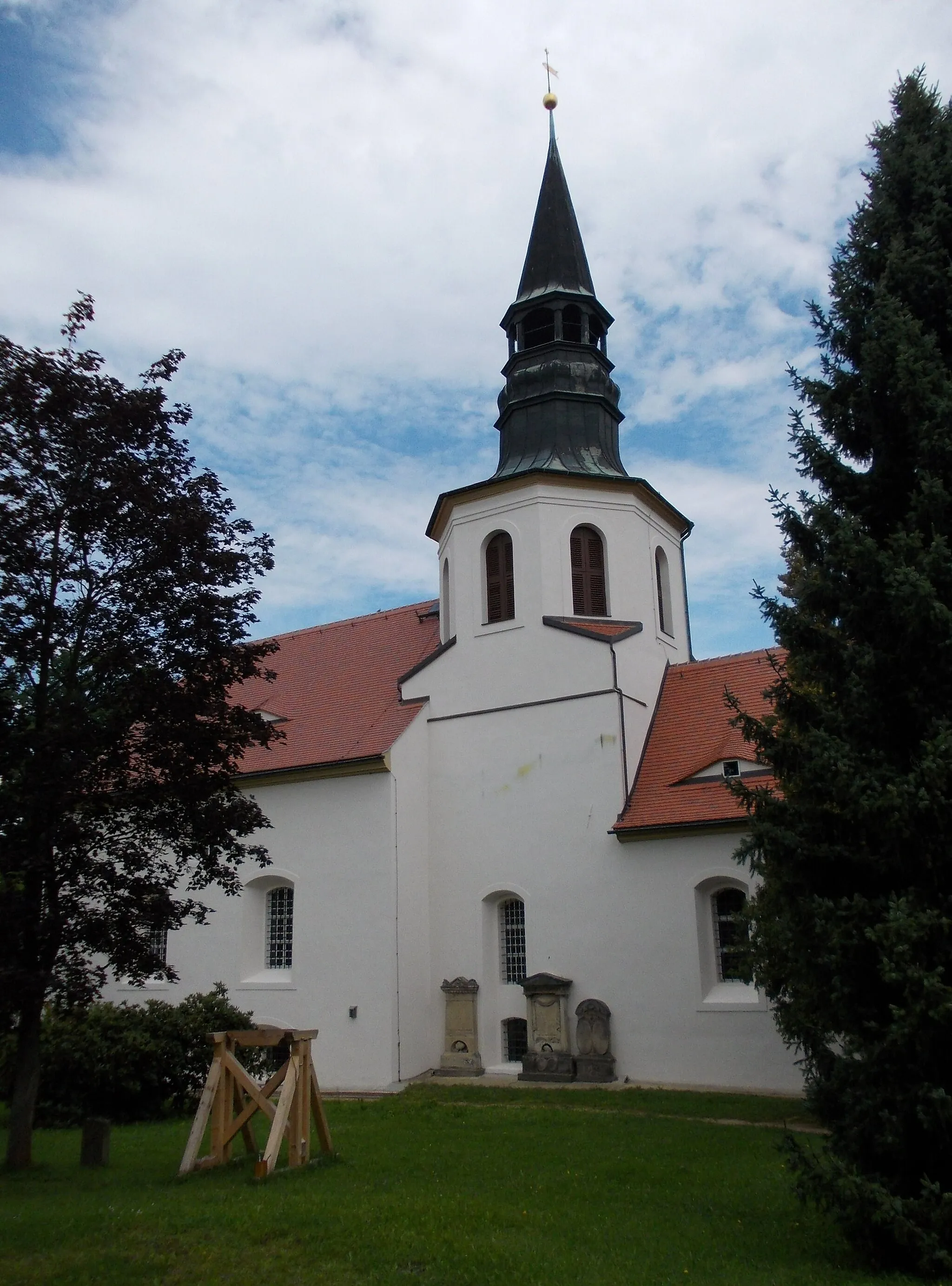 Photo showing: Mittelherwigsdorf church (Görlitz district, Saxony)