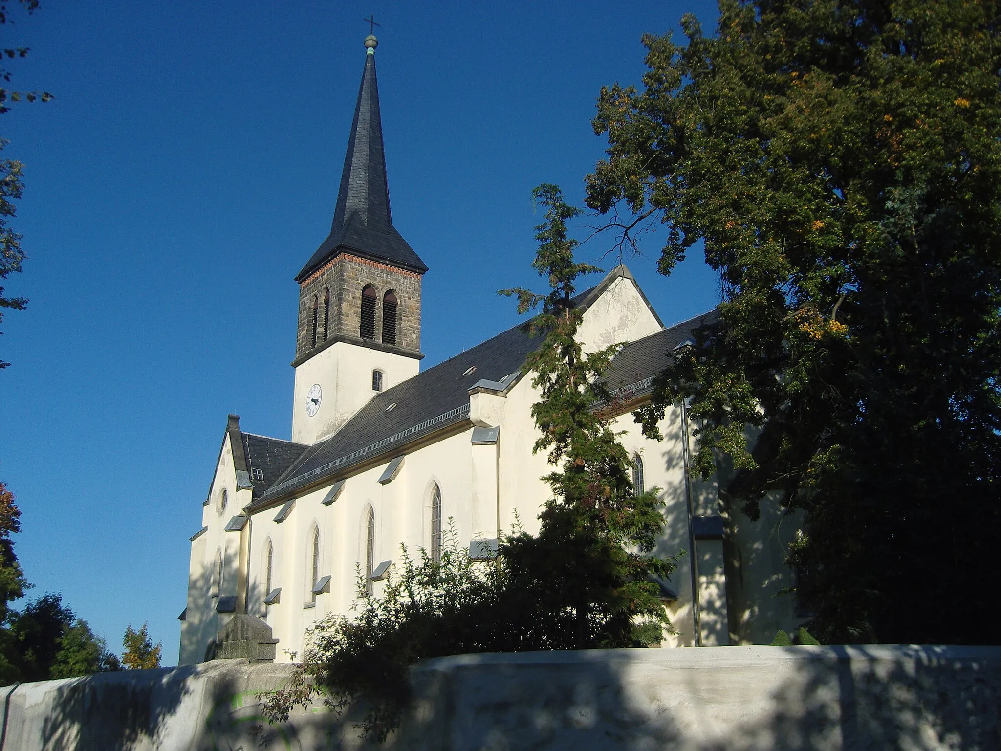 Photo showing: Kirche in Ottendorf-Okrilla