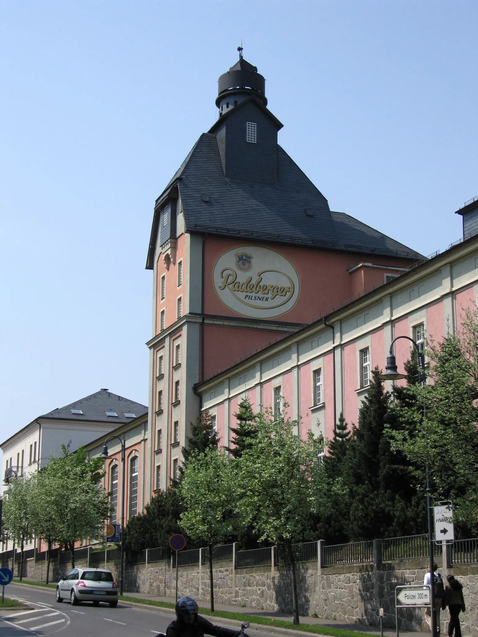 Photo showing: Radeberger Brewery - oast house, Radeberg, Germany