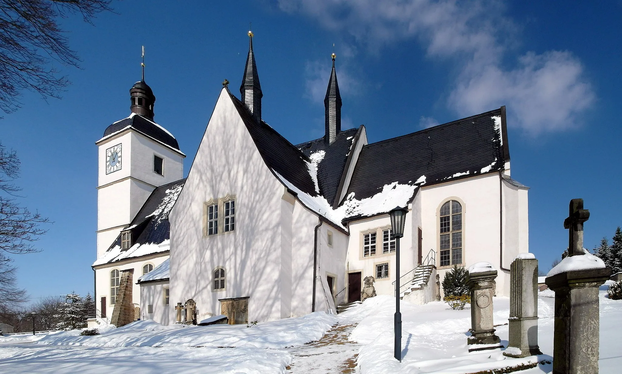 Photo showing: Kirche Reinhardtsgrimma (GMP: 50.893779,13.753364)