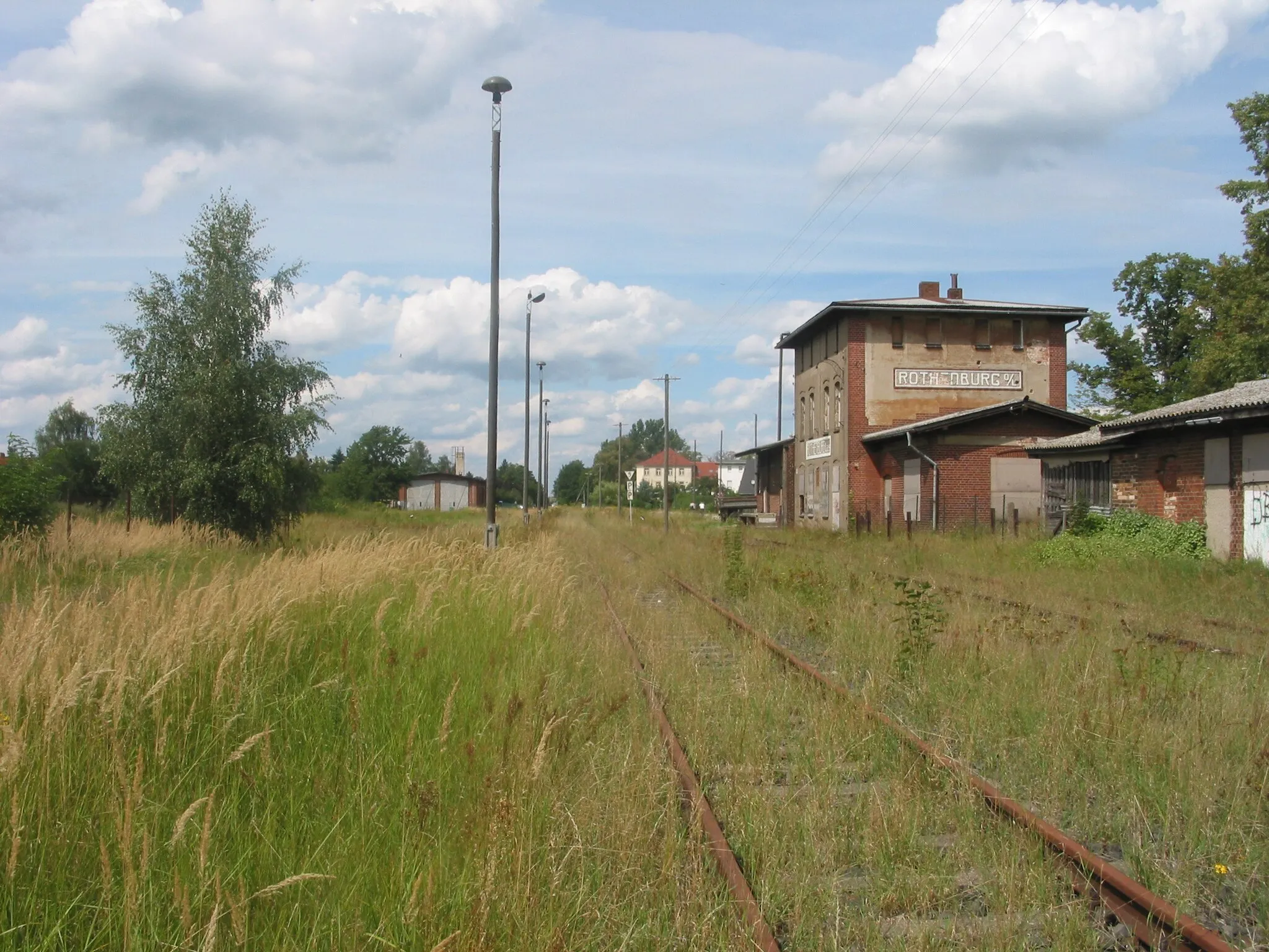 Photo showing: Station Rothenburg/Oberlausitz (Saxony) in the year 2007