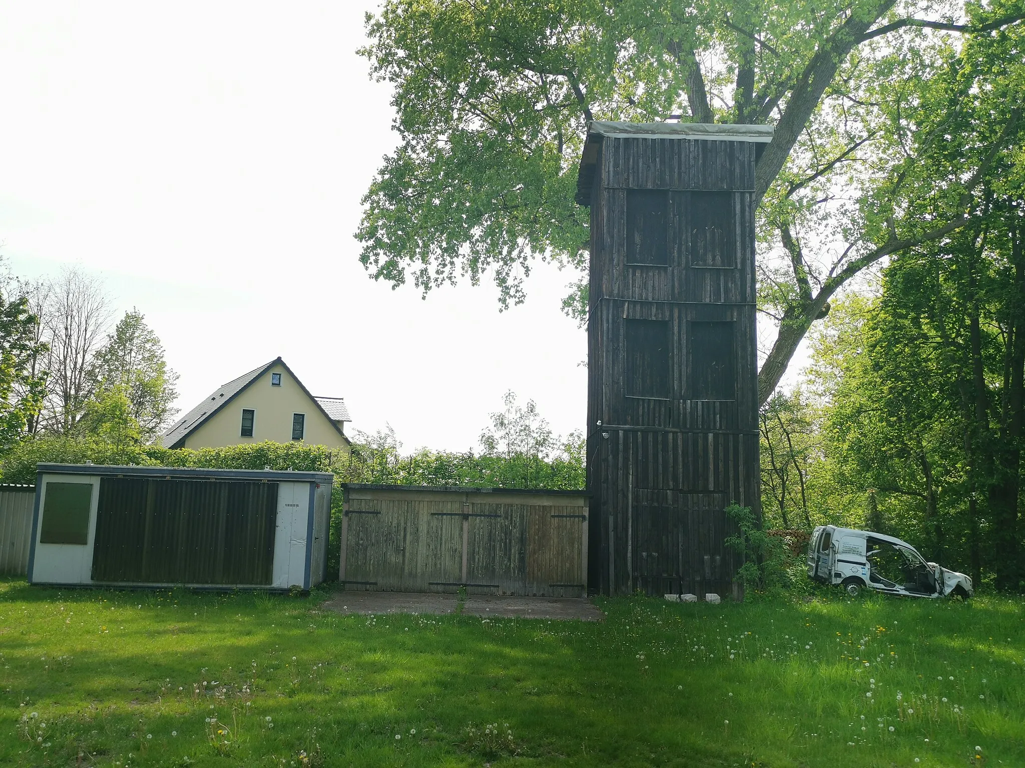 Photo showing: Schlauchturm in Schwepnitz