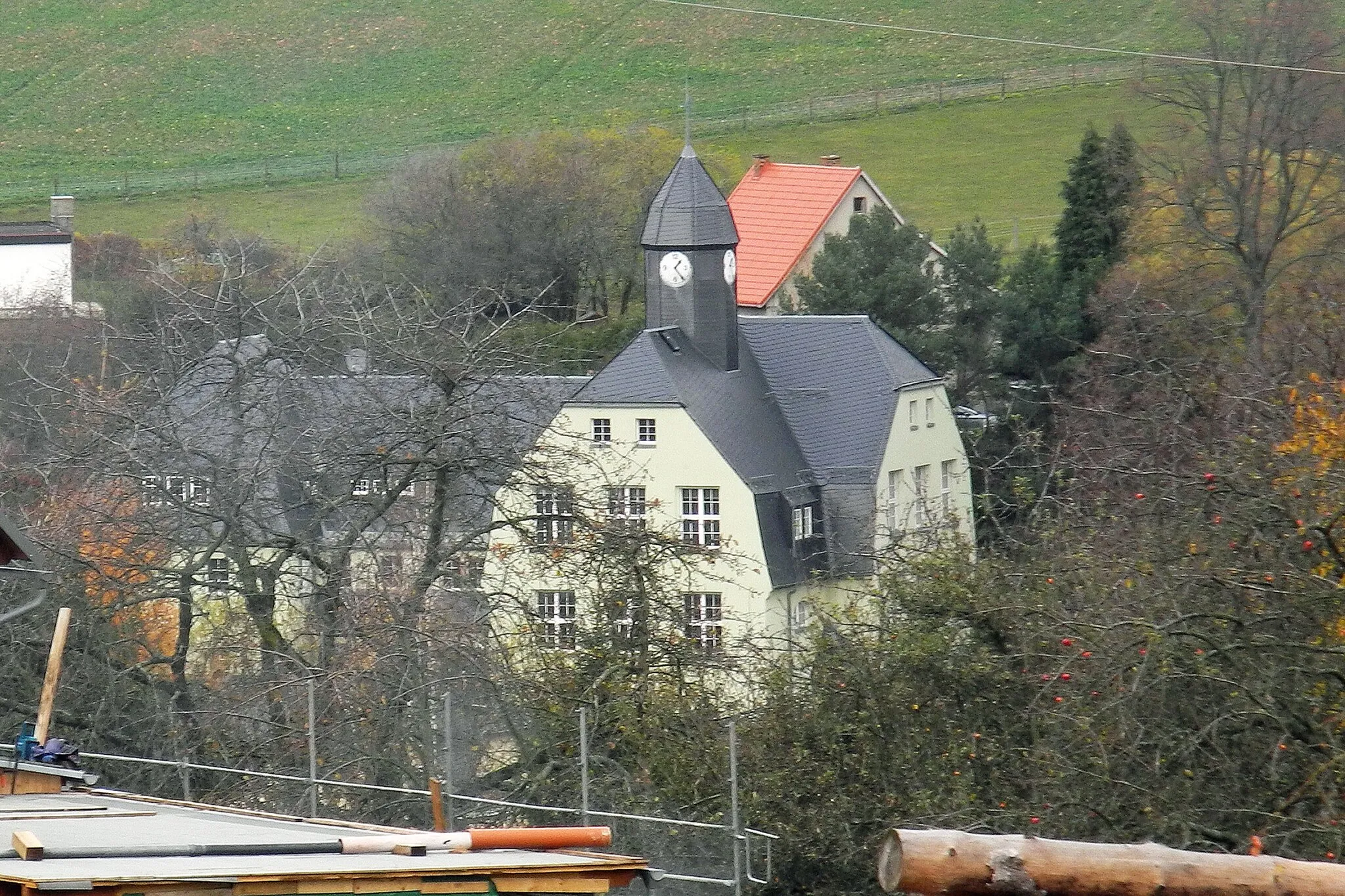 Photo showing: Ehem. Schule von Steina, Elstraer Str. 8