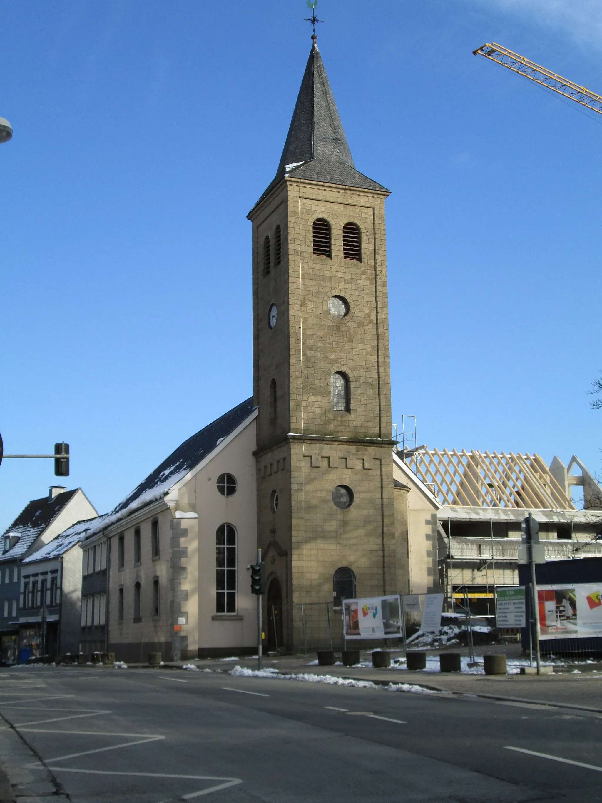 Photo showing: Die evangelische „Alte Kirche“ in Heiligenhaus, Hauptstr. 206