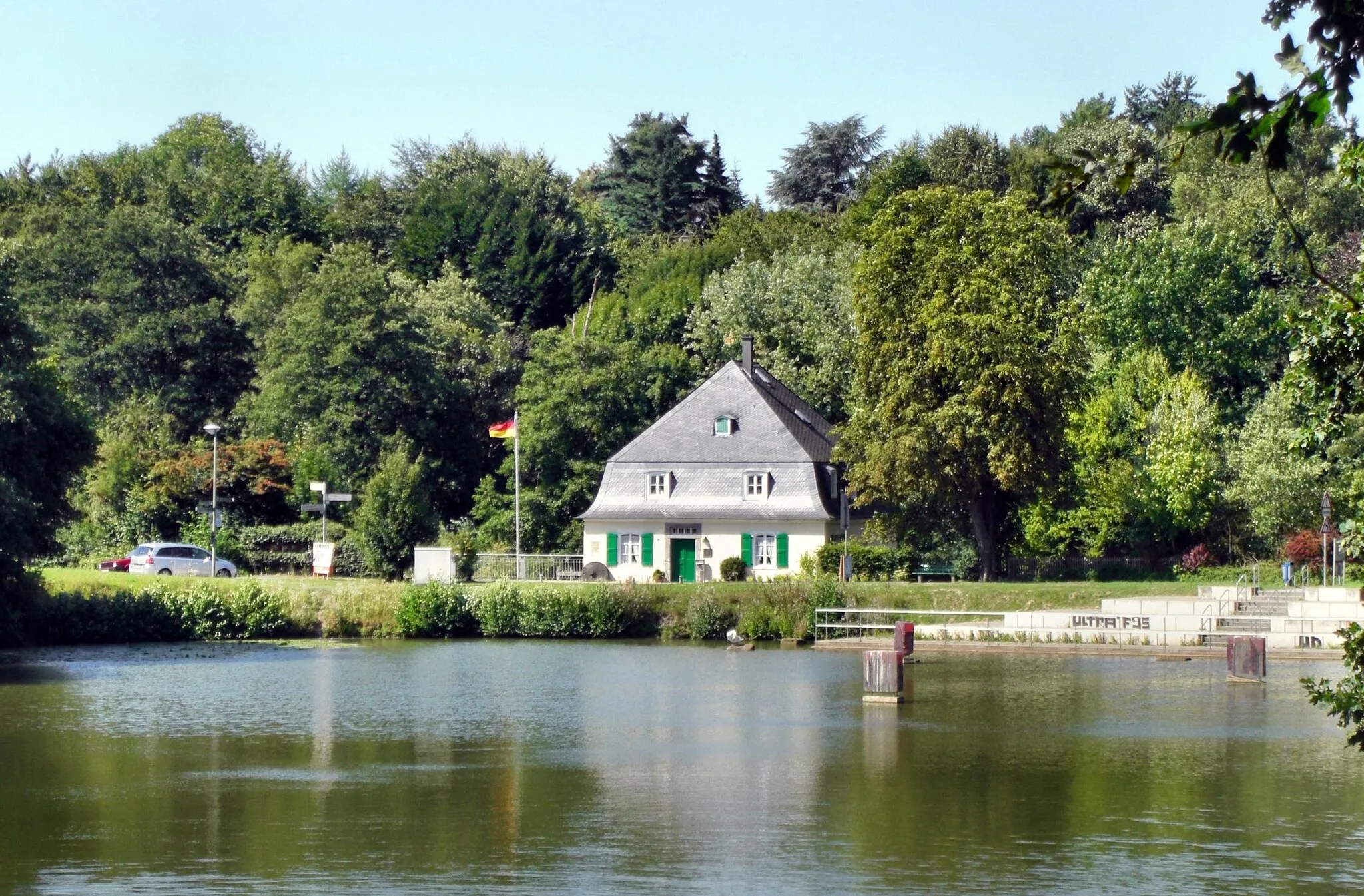 Photo showing: Mettmann: Goldberger Mühle am Goldberger Teich