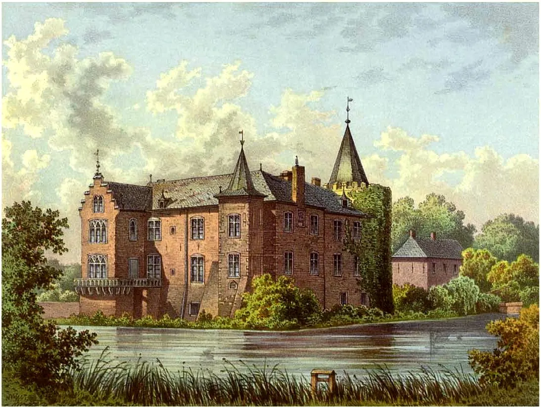 Photo showing: Schloss Krickenbeck, Kreis Geldern, Rhein-Provinz