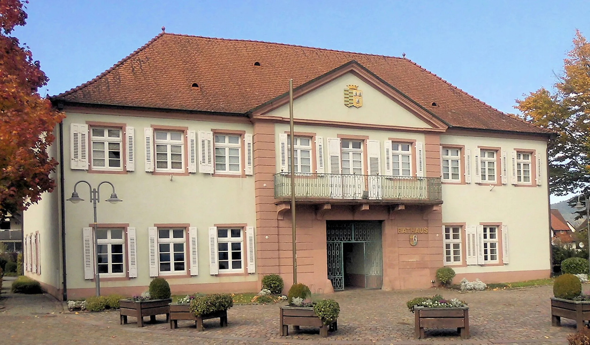 Photo showing: Rathaus der Gemeinde Berghaupten, Baden