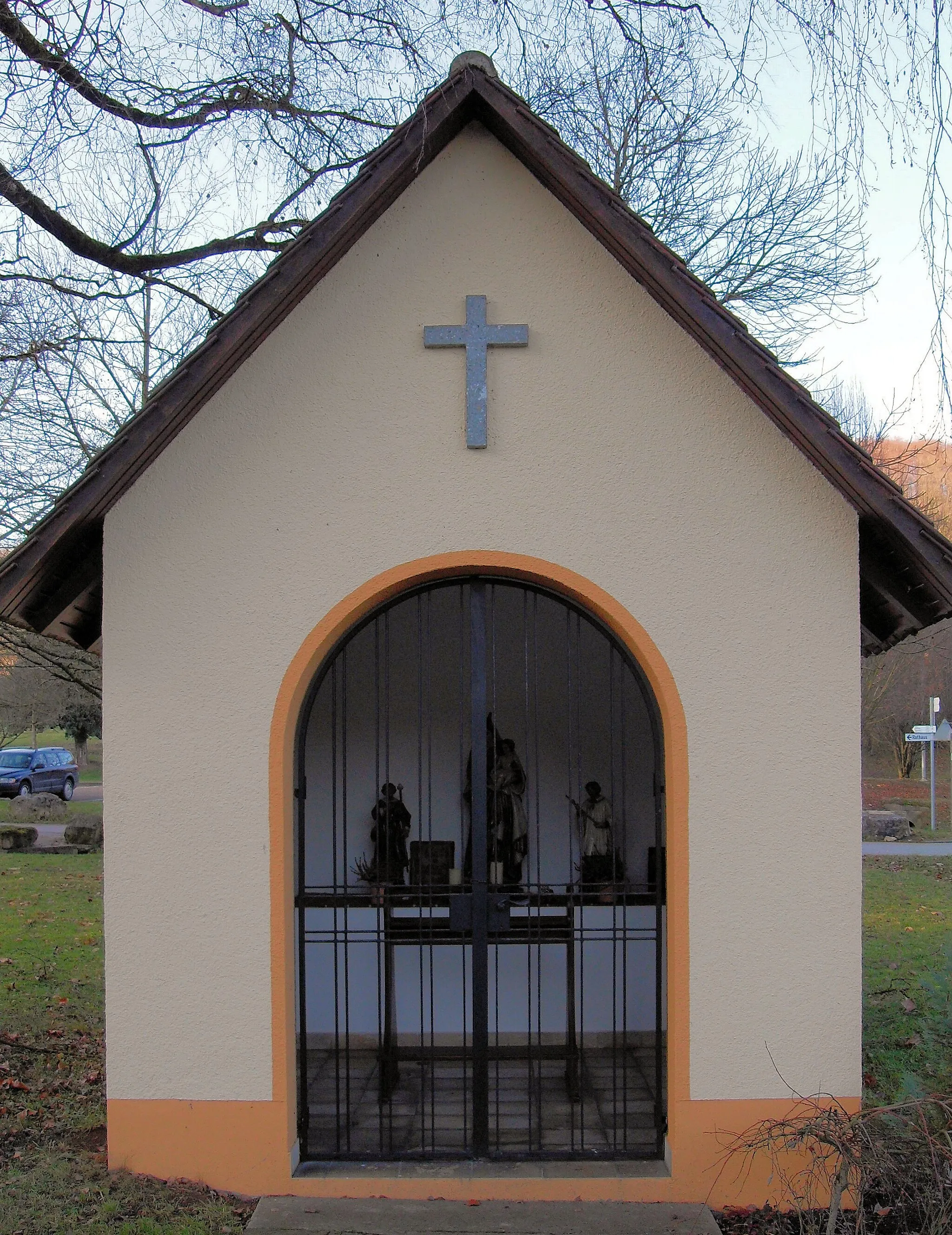 Photo showing: Muttergotteskapelle / Hirzlehofkapelle in Privatbesitz Bollschweil