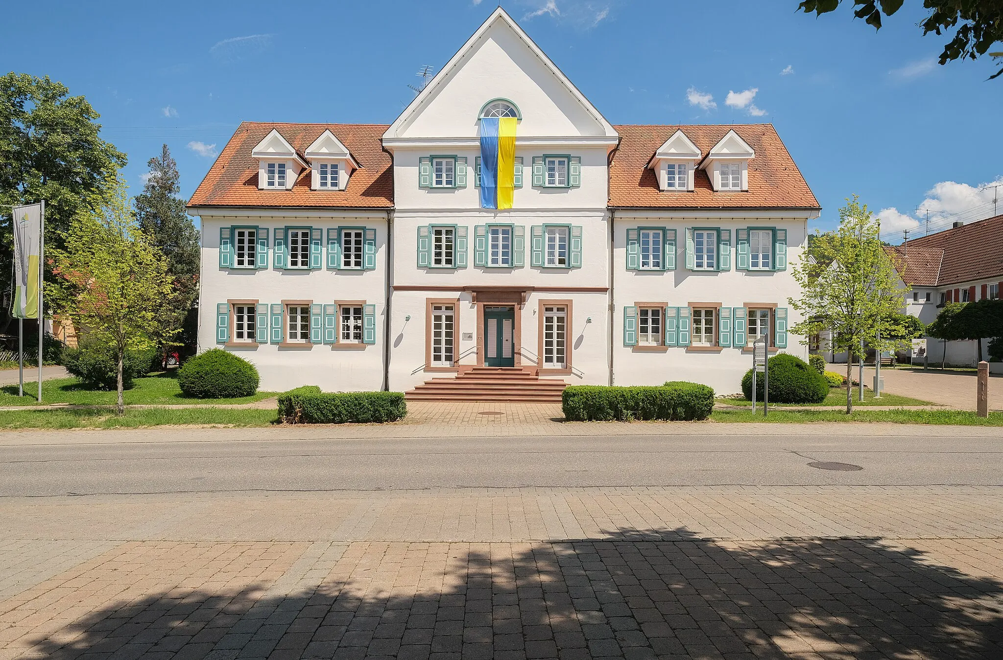 Photo showing: Town hall, Denkingen, district Tuttlingen, Baden–Württemberg, Germany