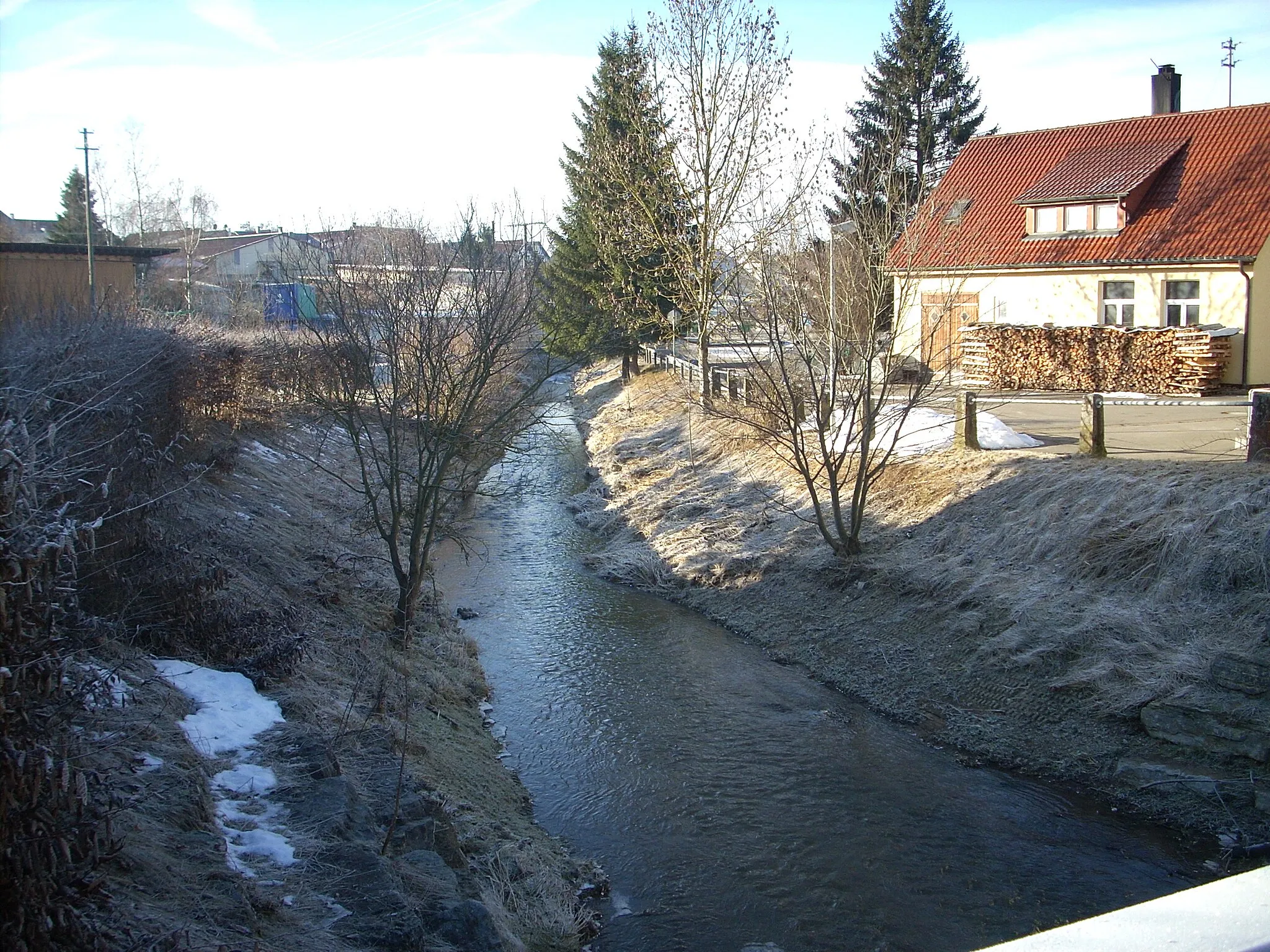 Photo showing: The River Eschach near Dunningen-Seedorf