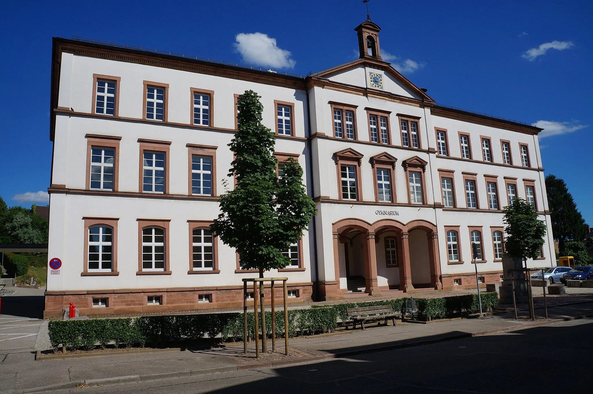Photo showing: Hauptgebäude des Gymnasium Ettenheim