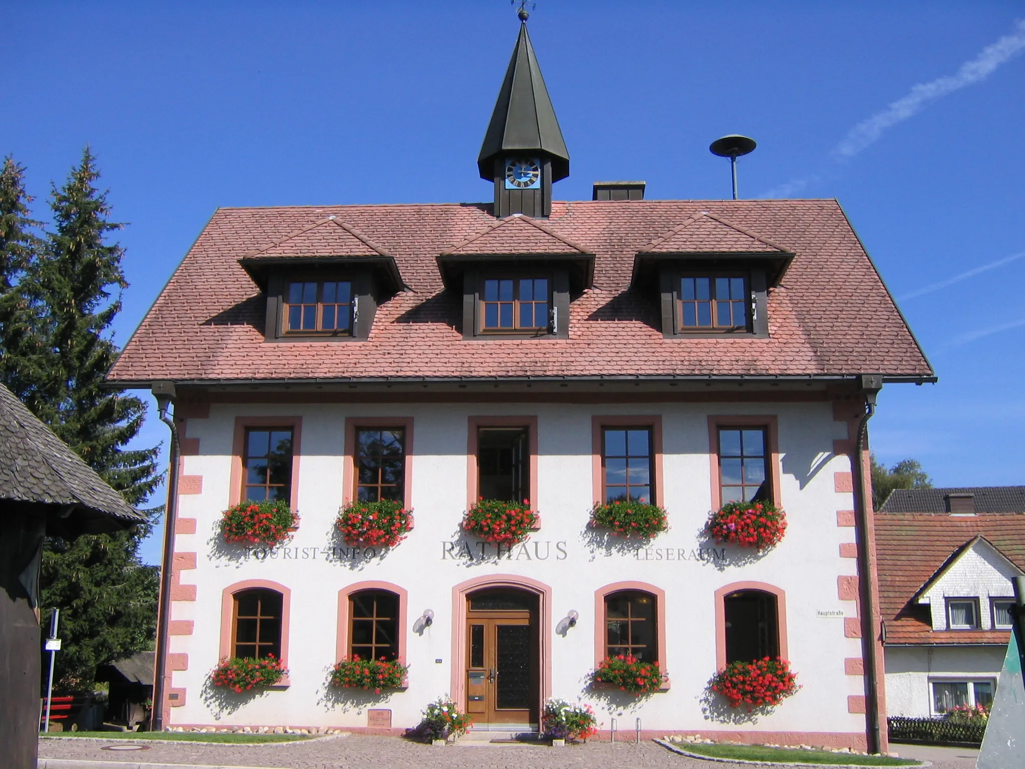 Photo showing: Rathaus von Rötenbach (Baden)