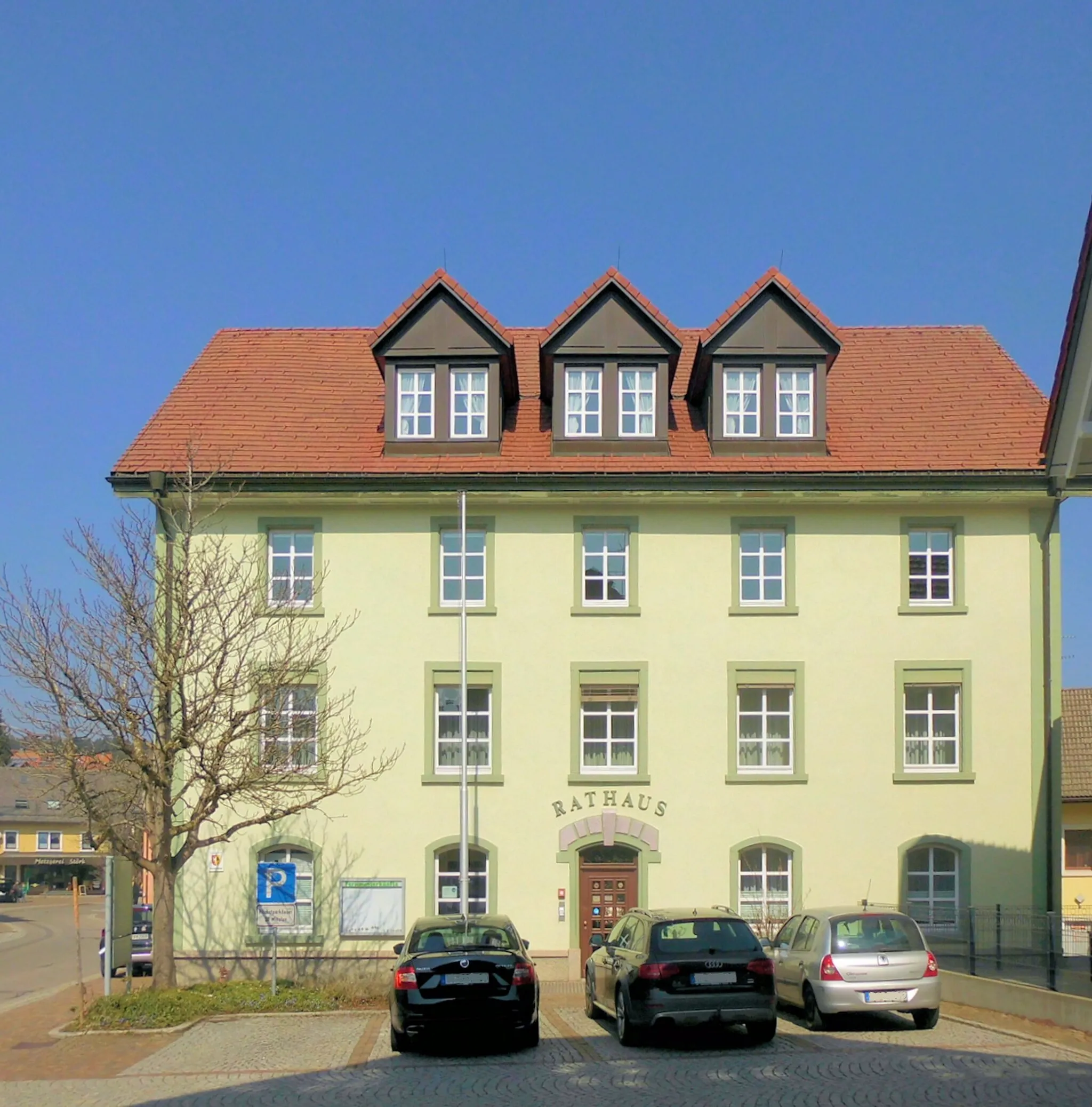 Photo showing: Rathaus der Gemeinde Görwihl