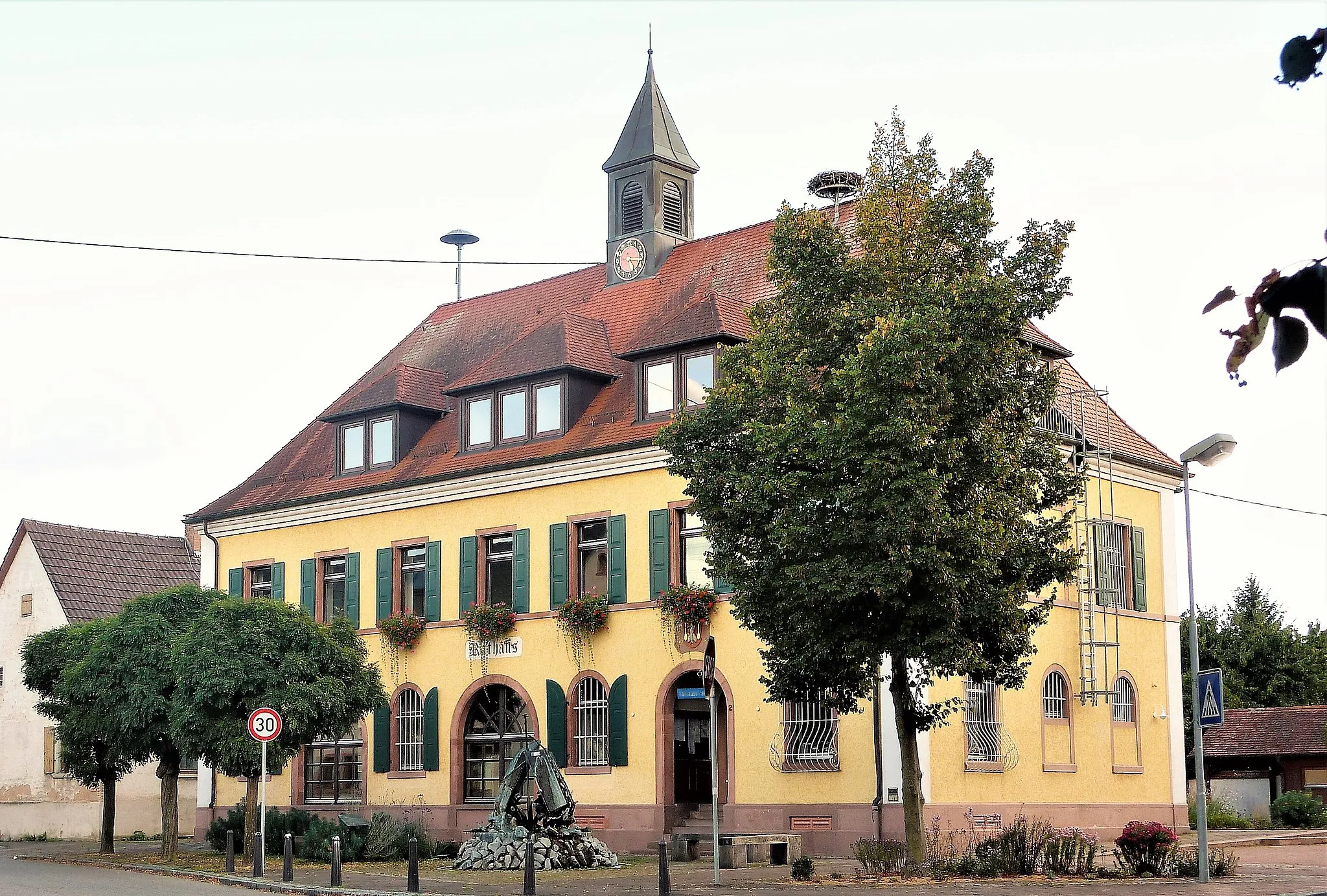 Photo showing: Rathaus von Kappel am Rhein, Sitz der Gemeindeverwaltung von Kappel-Grafenhausen