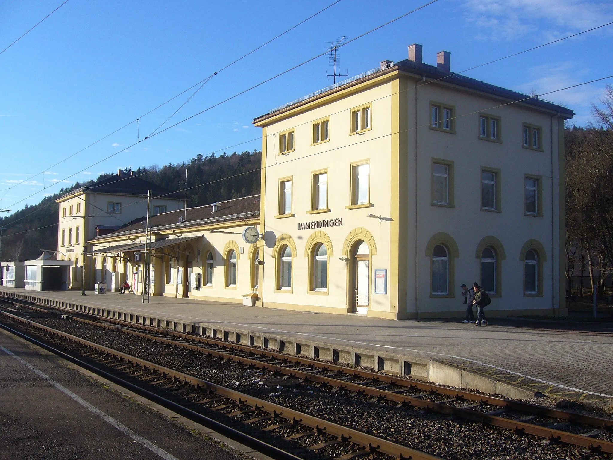 Photo showing: train station of Immendingen