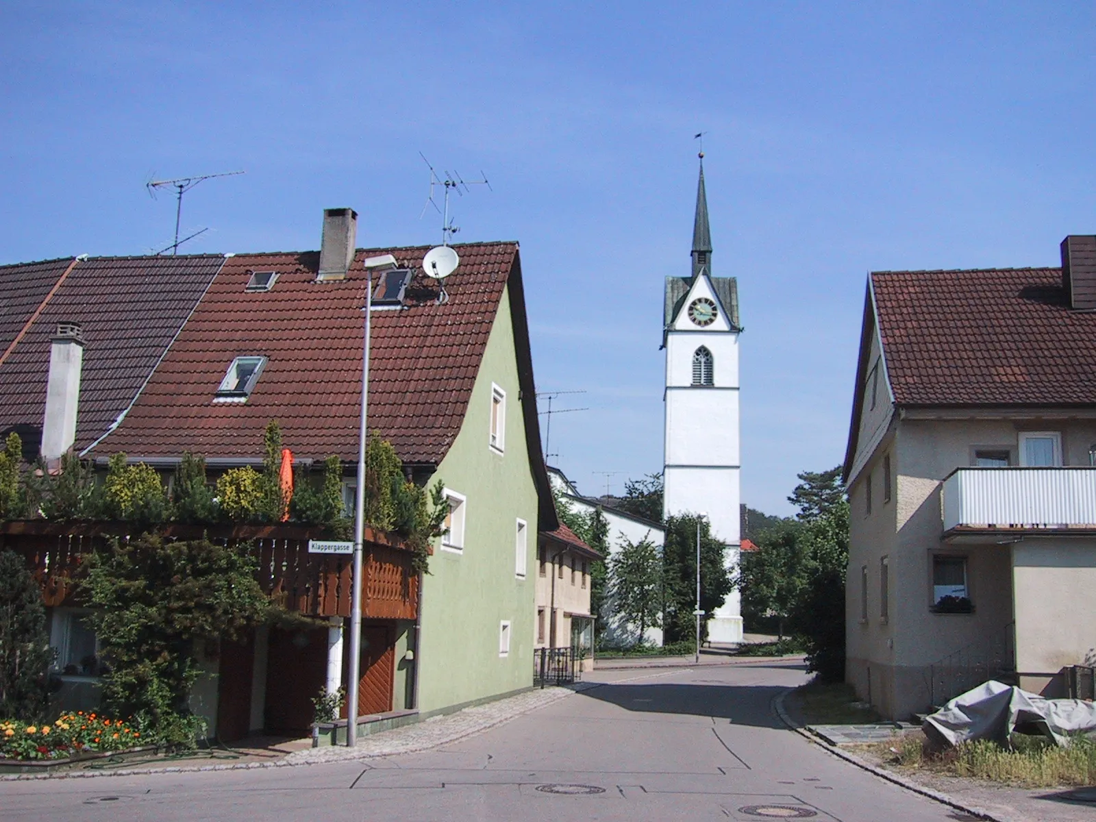 Photo showing: Katholische Dorfkirche in Jestetten, Landkreis Waldshut, Deutschland